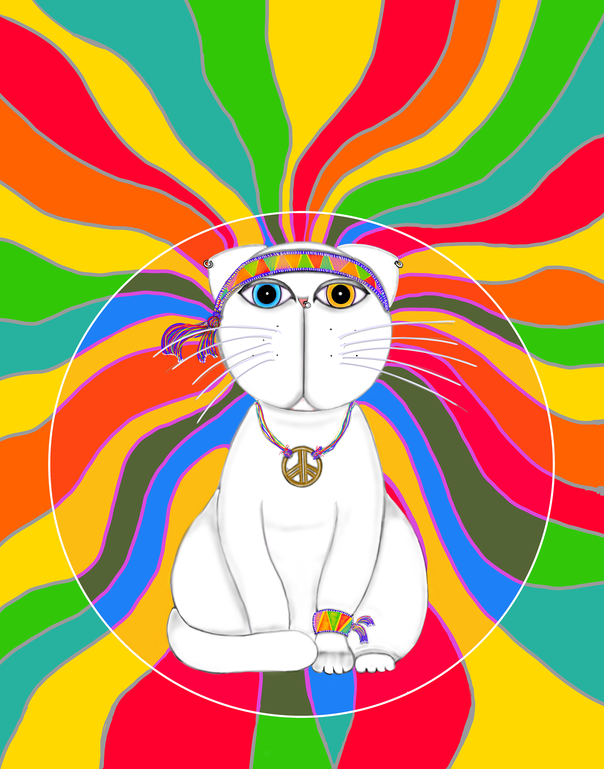 Love and Peace Illustration