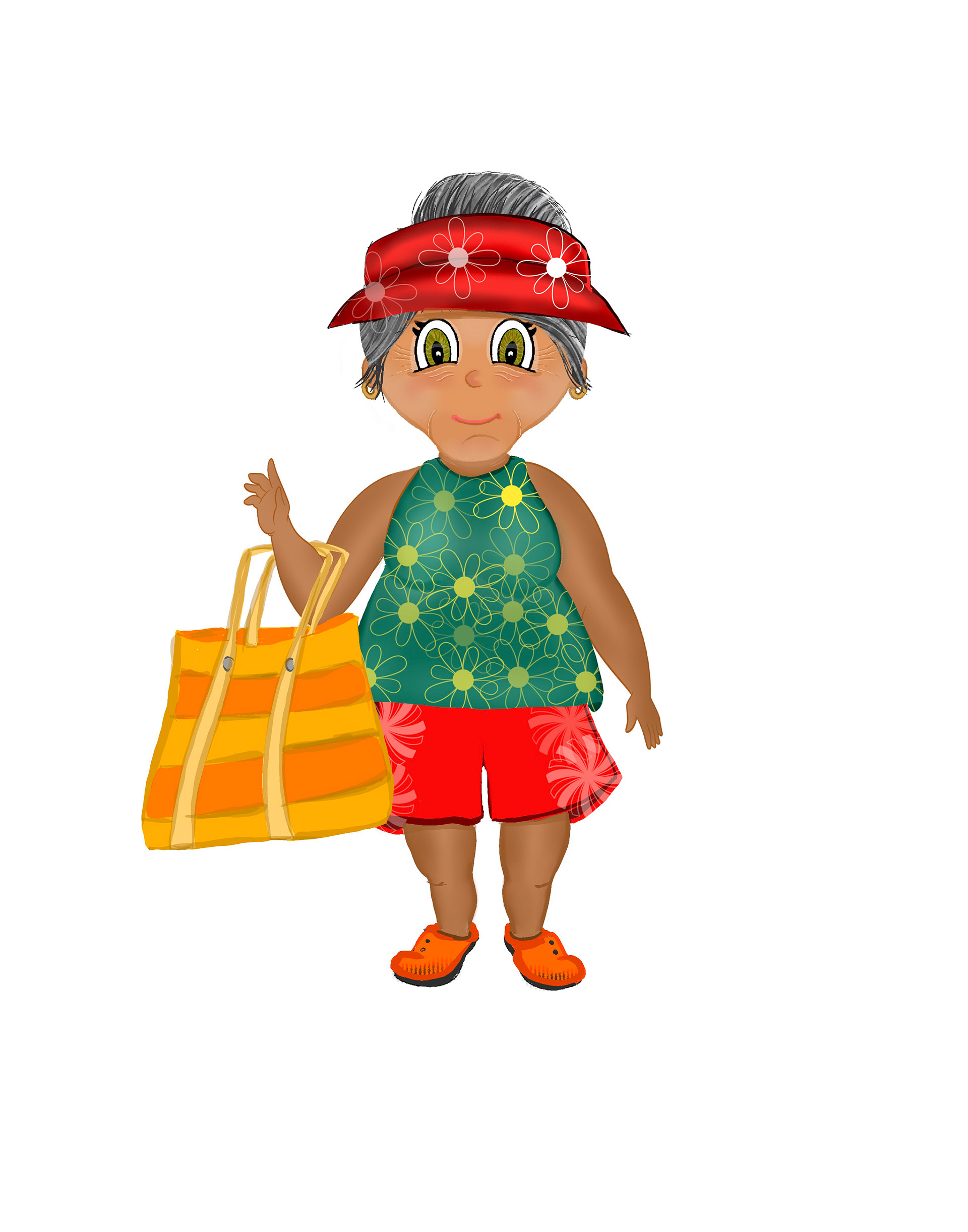 Summer Grammy in Procreate