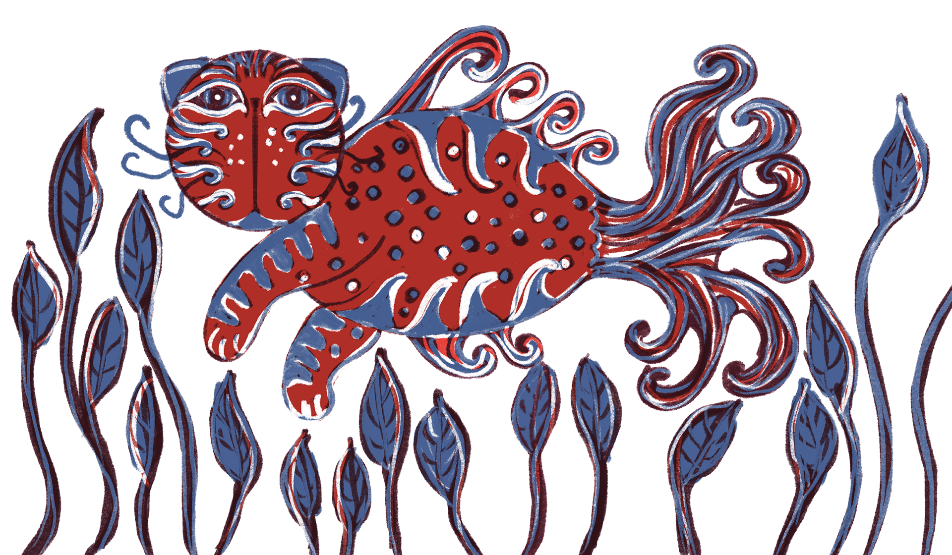 Screen print technique in Porcreate