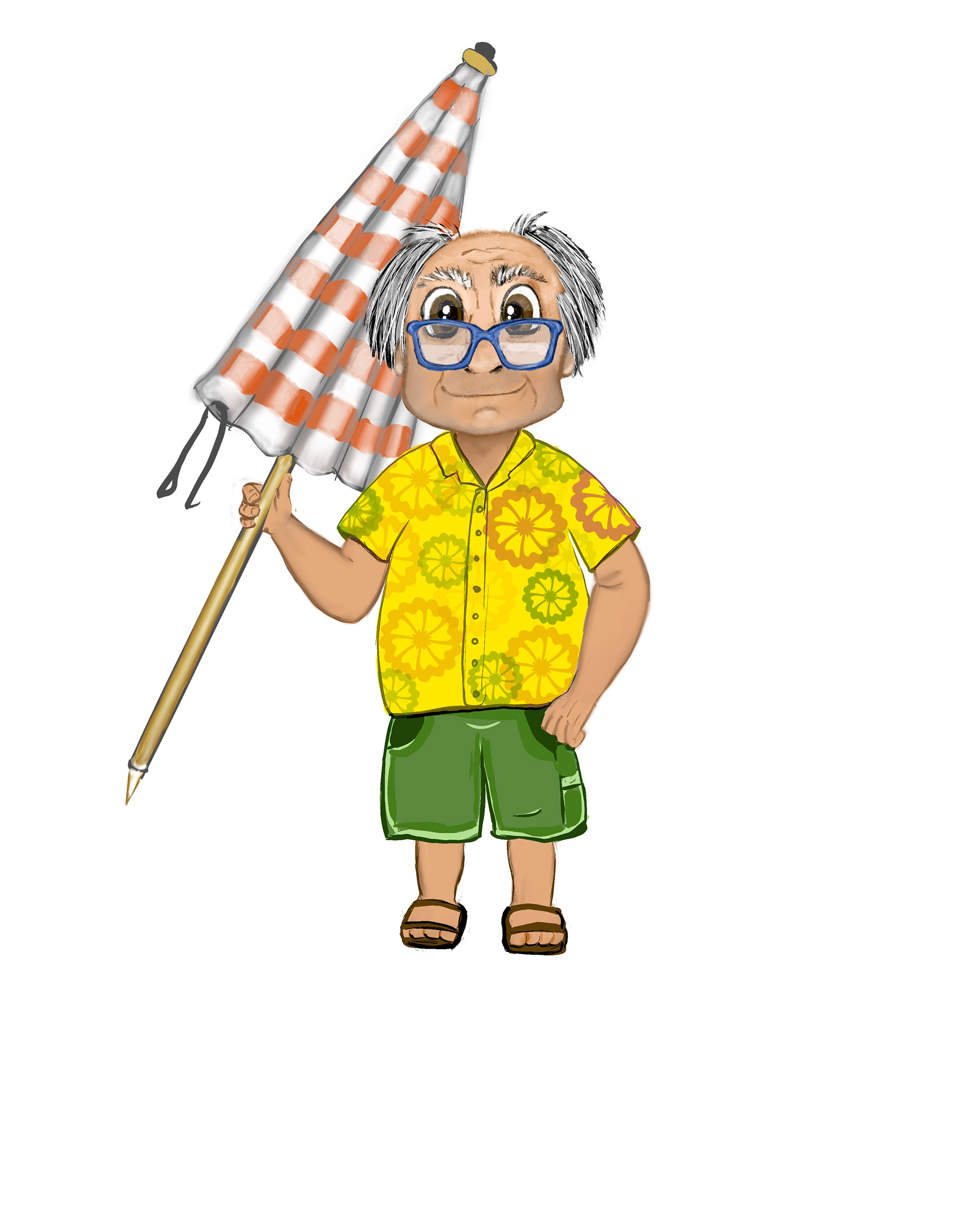 Summer Gramps in Procreate