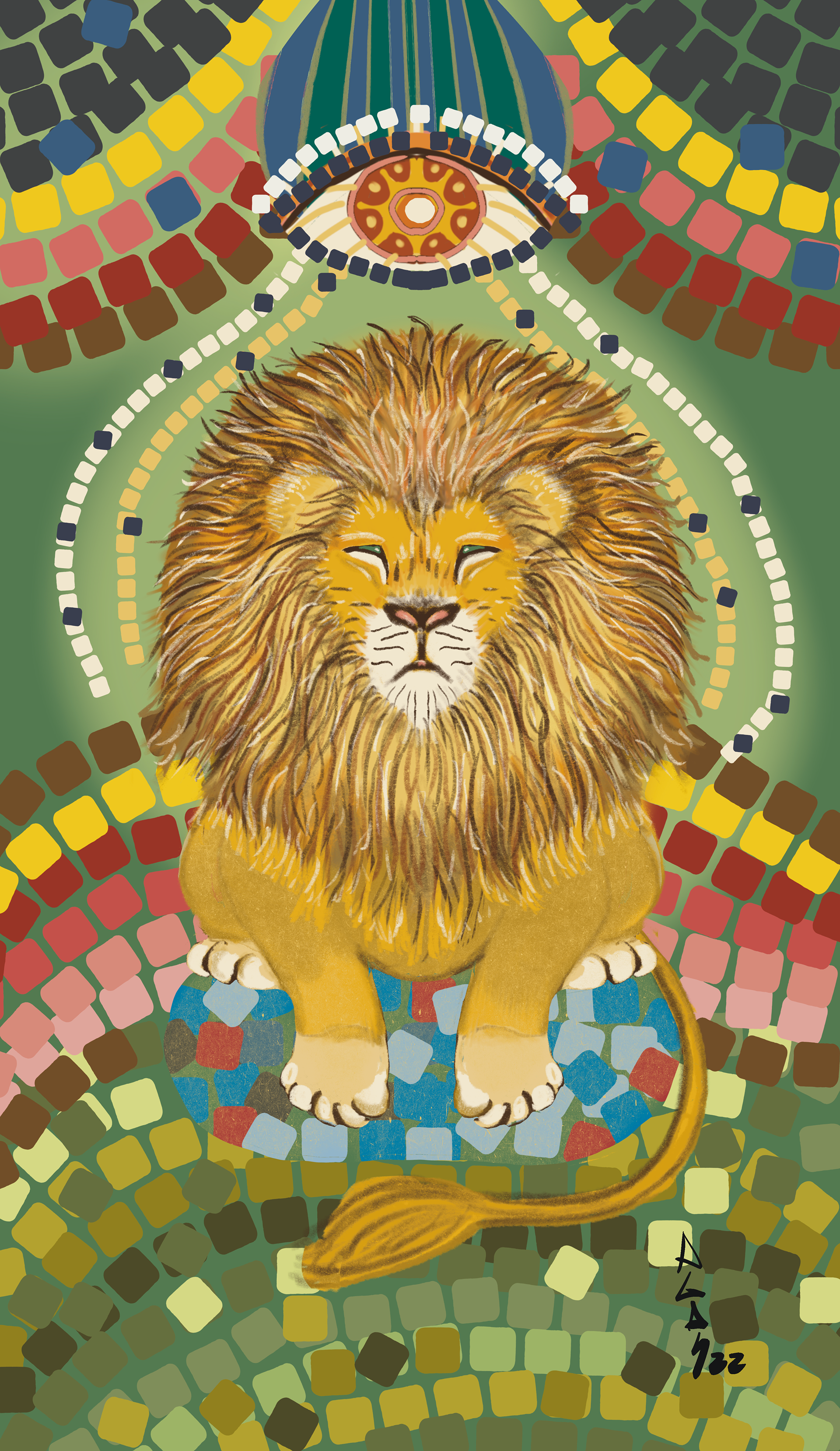 The Art of Compassion Oracle contribution (Procreate and Photoshop)