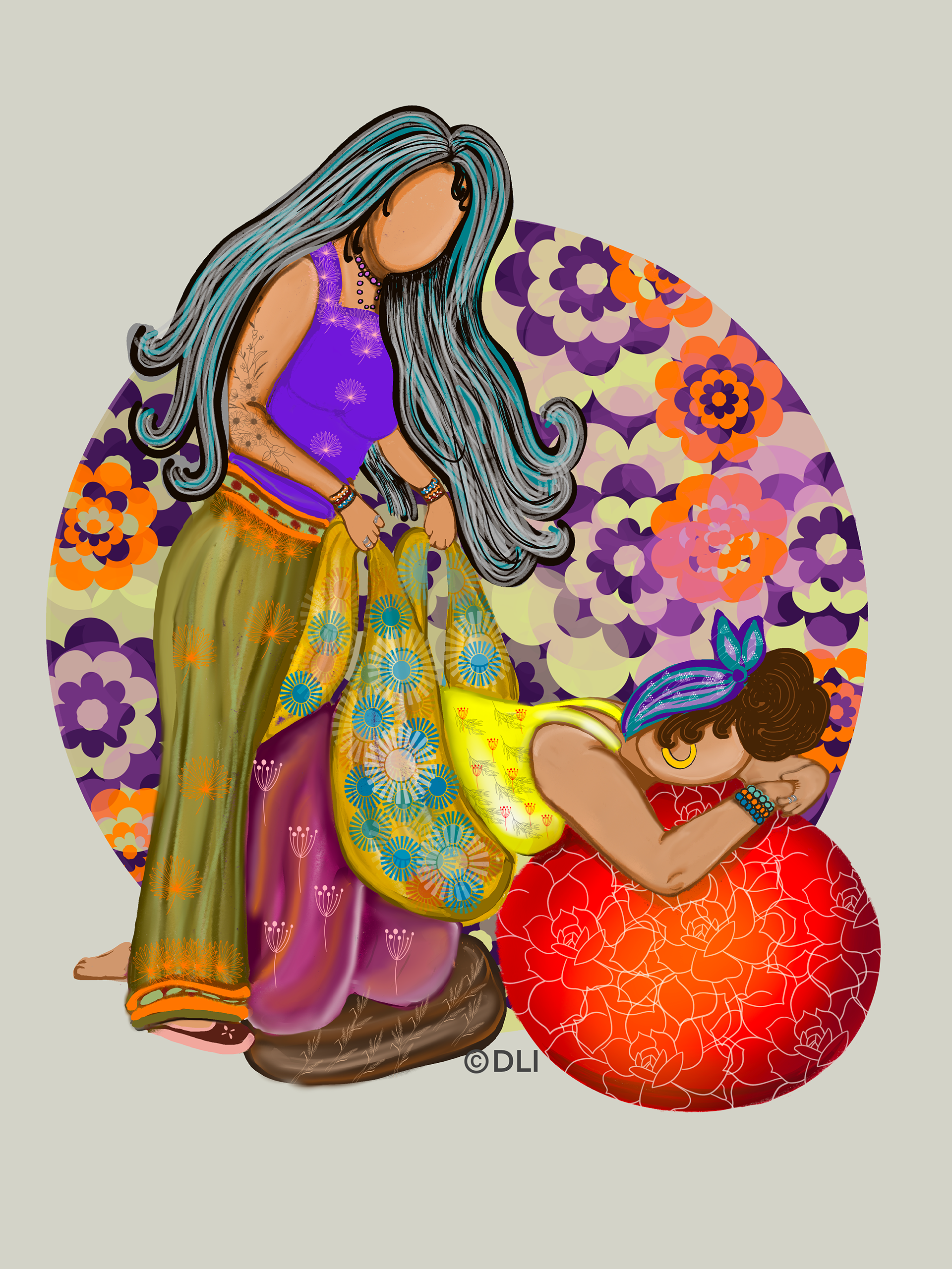 Procreate Doulas Illustration