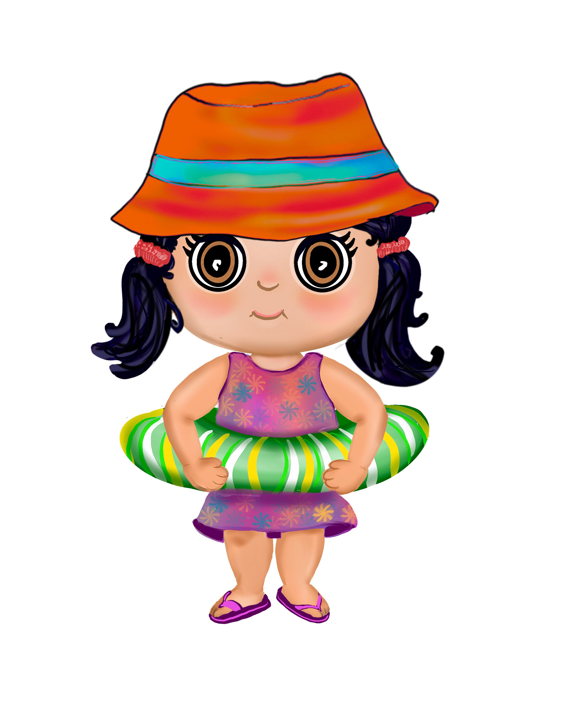 Summer Girl in Procreate