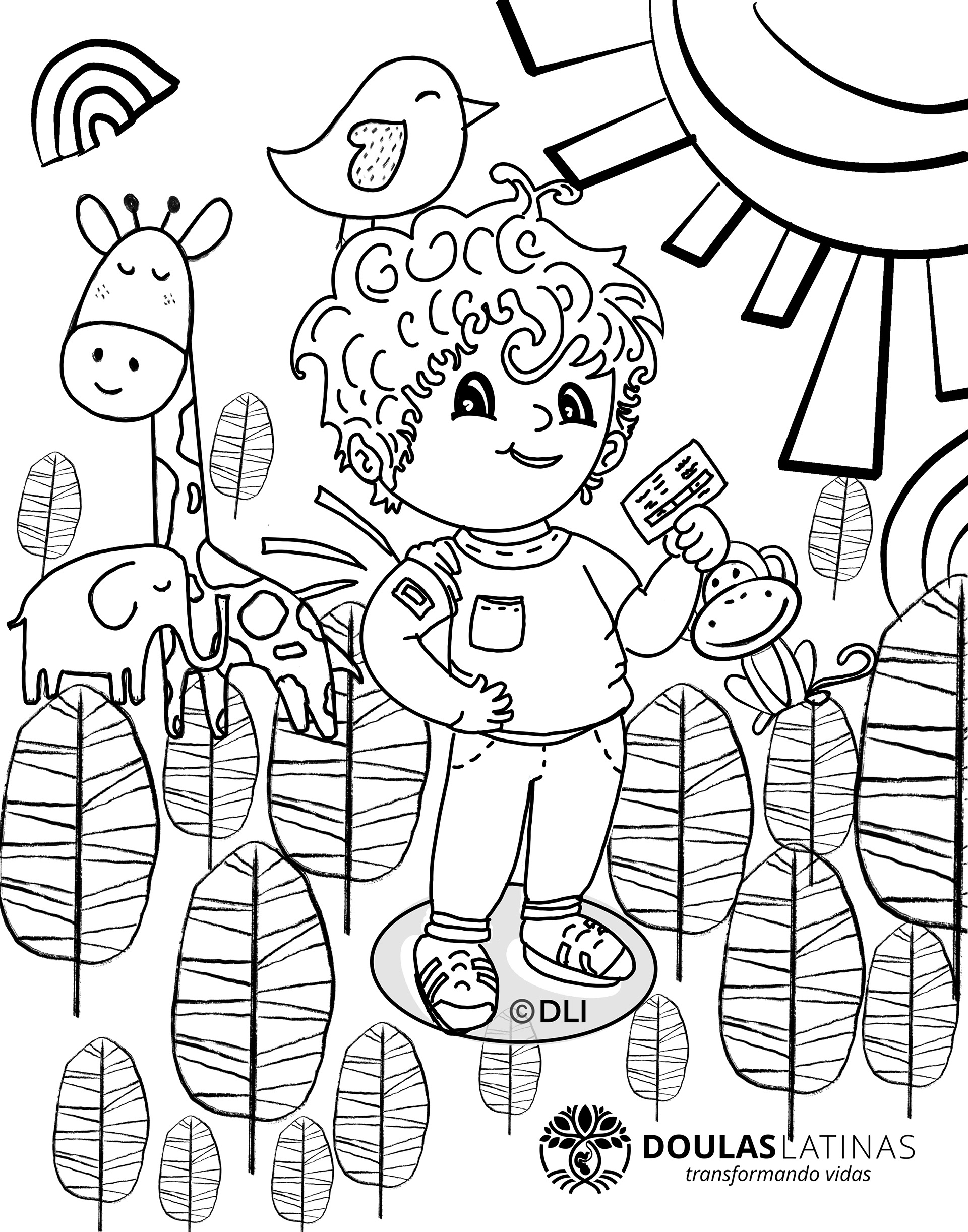 Illustrator Color Book Page