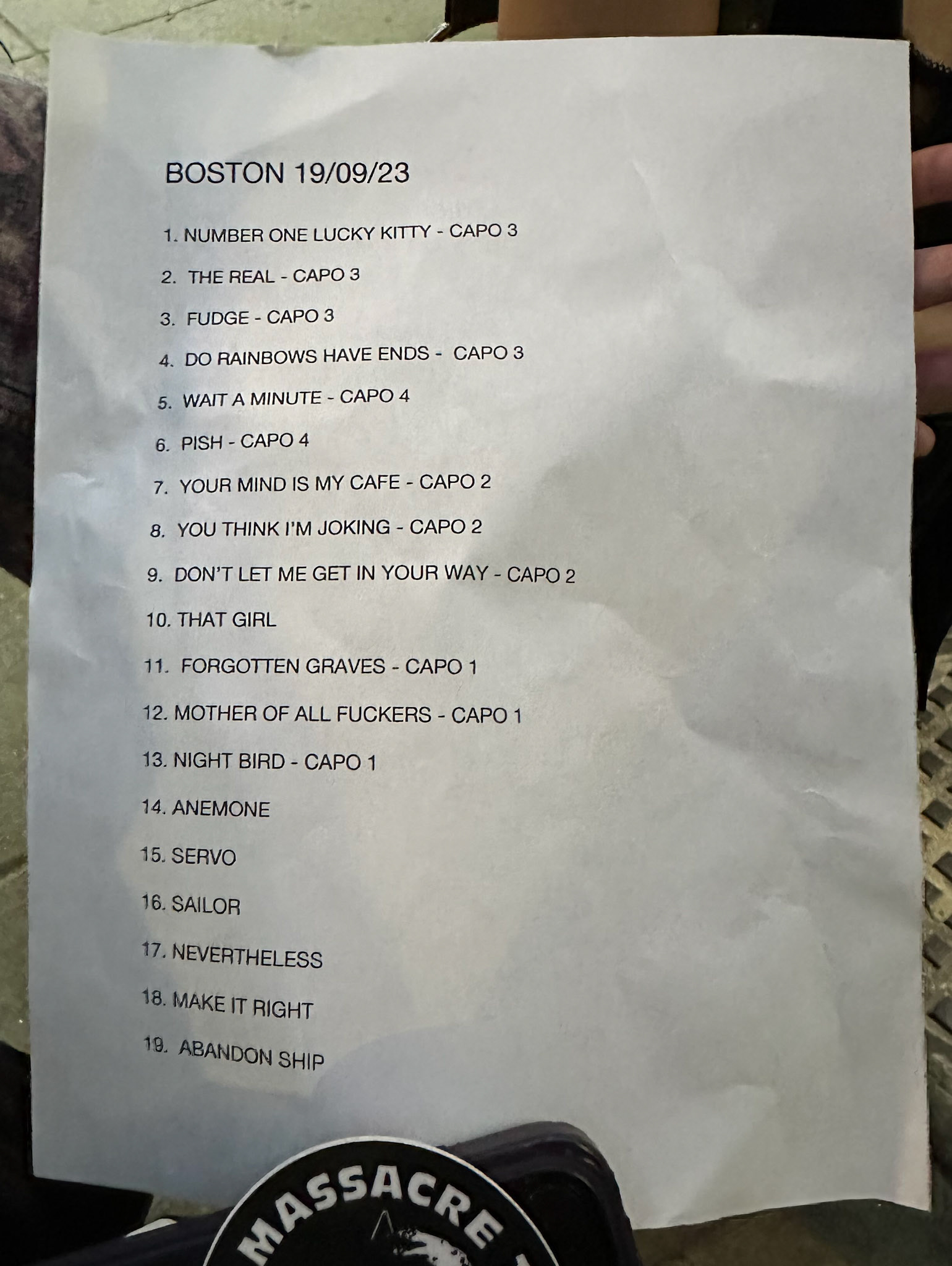 the Brian Jonestown Massacre @ the Royale Boston 9/19/23