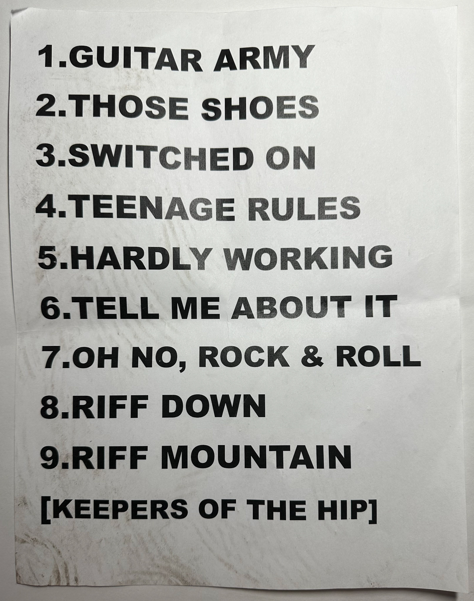 Creem Circus @ the Khyber Pass 1/11/24