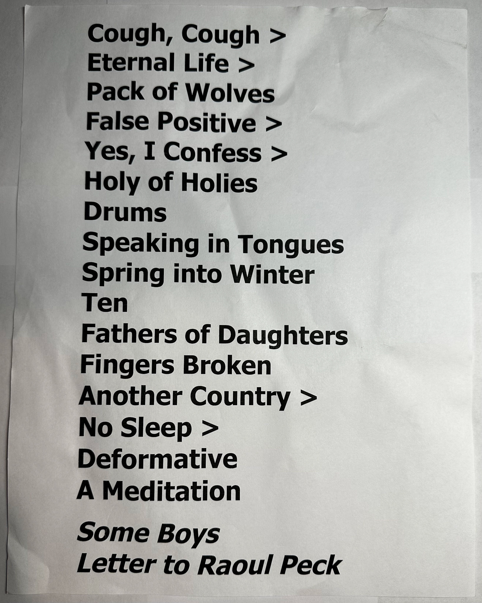 Black Eyes @ the First Unitarian Church 4/9/23