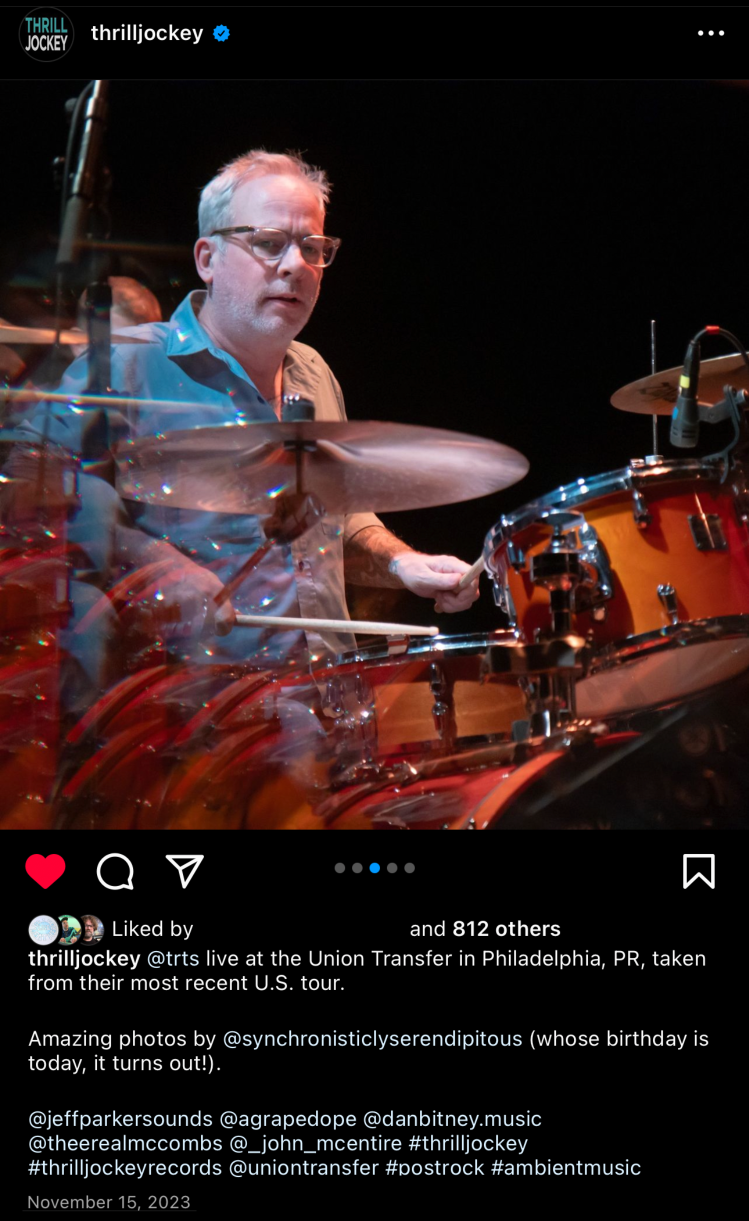 reposted by Thrill Jockey Records