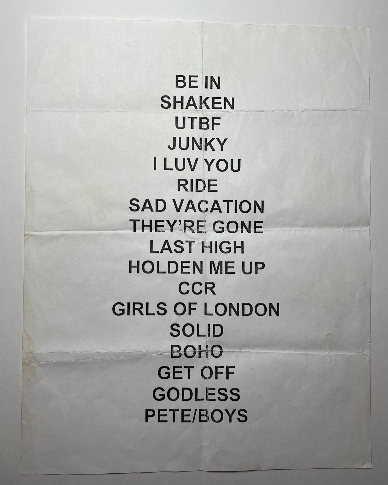 the Dandy Warhols @ the TLA 9/23/14