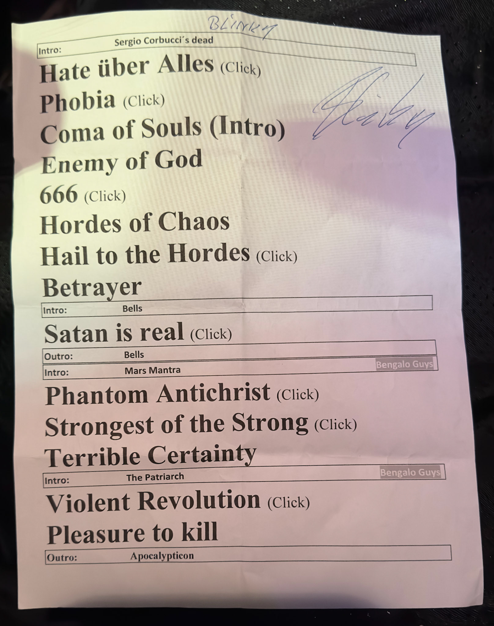 Kreator @ Wind Creek Events Center 10/11/2024