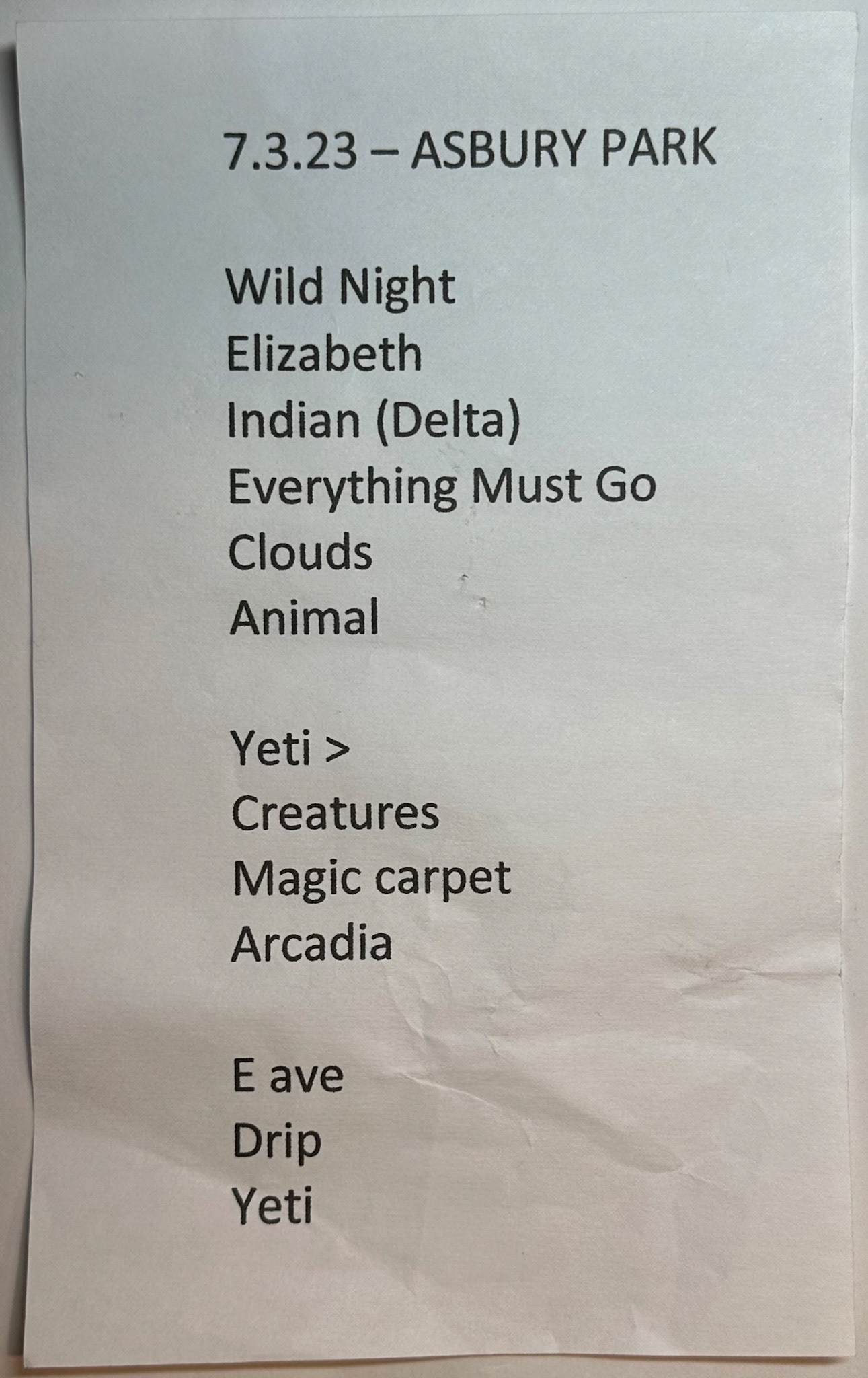 Goose @ the Stone Pony Summer Stage 7/3/23