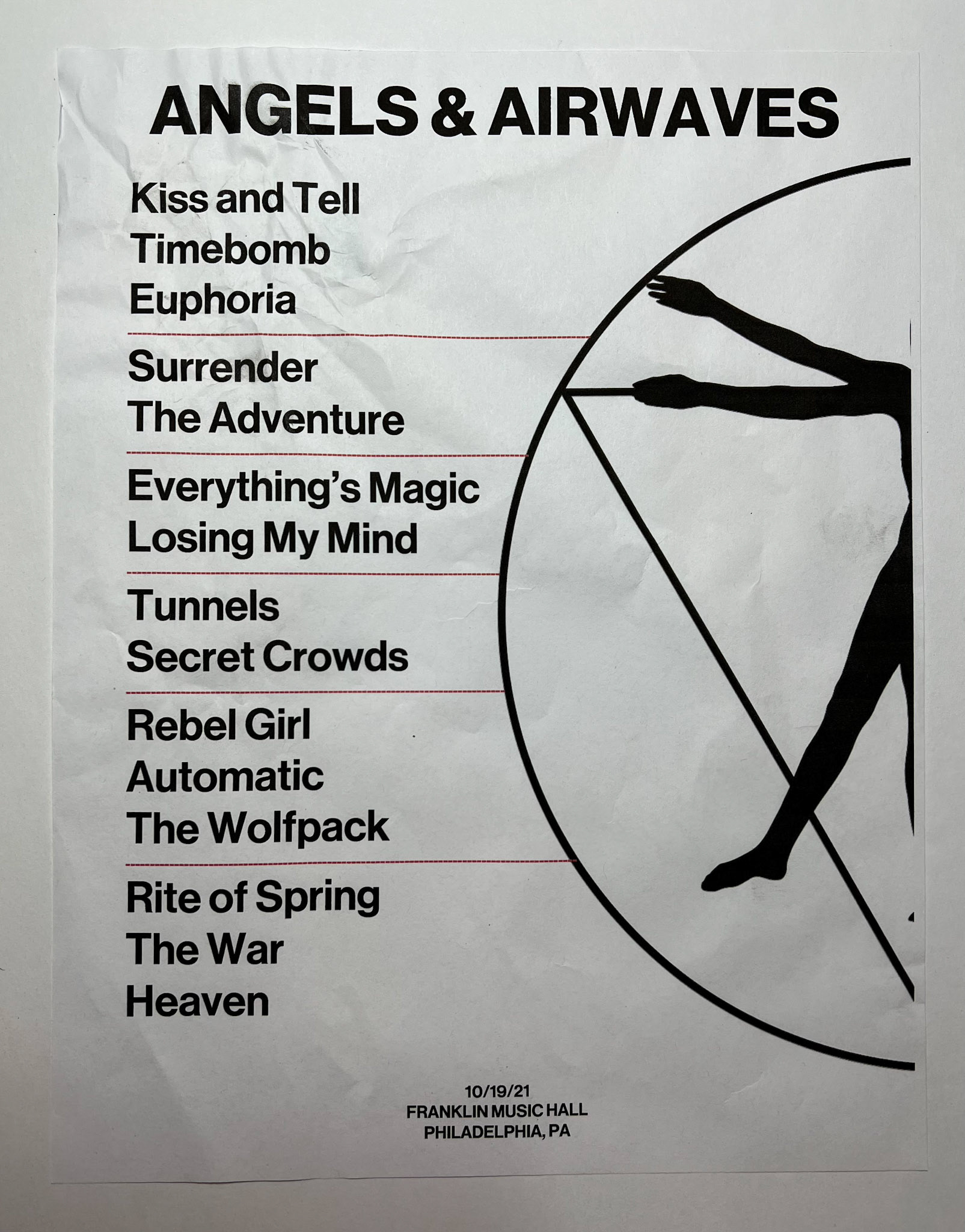 Angels &amp; Airwaves @ the Electric Factory 10/19/21