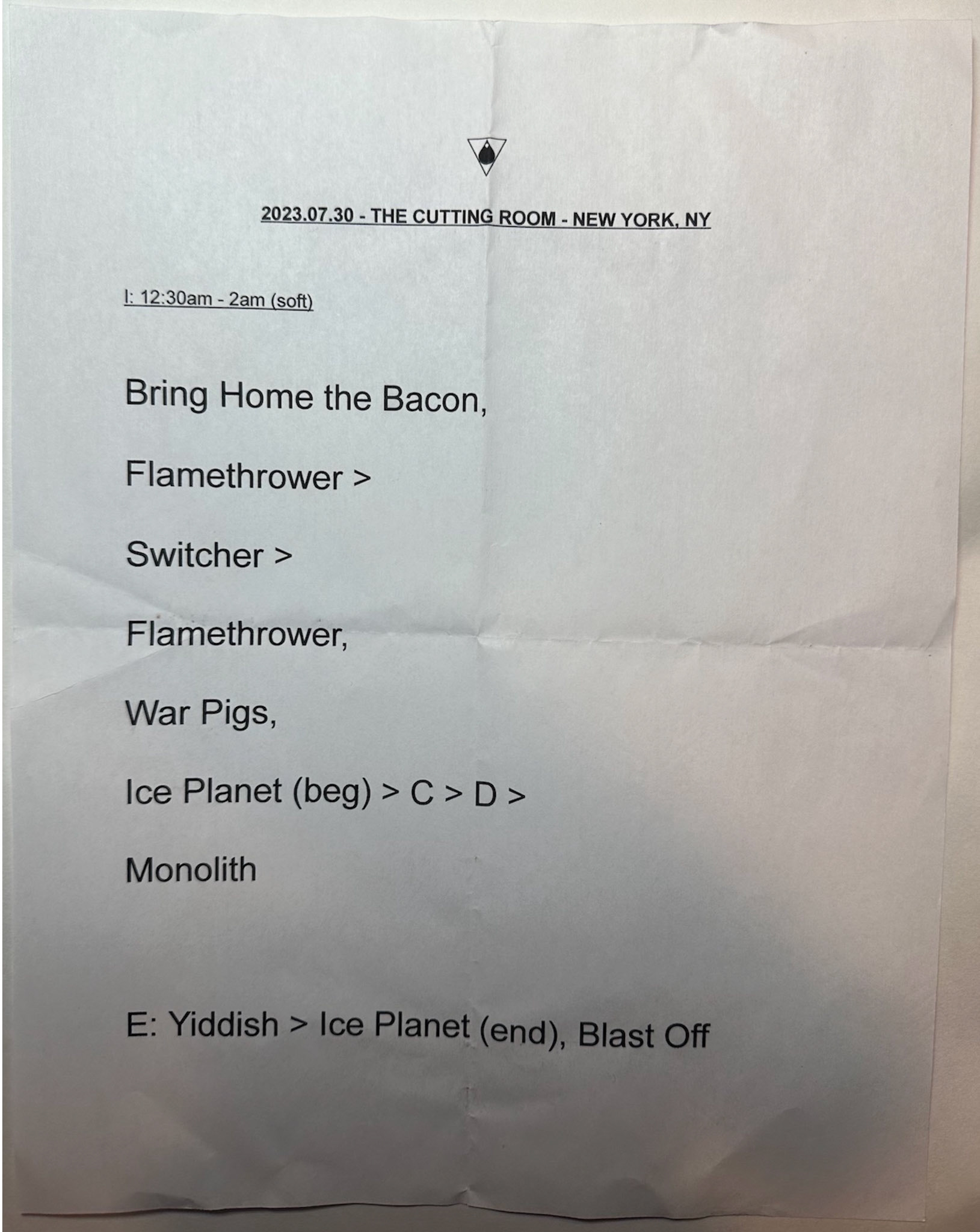 Space Bacon @ the Cutting Room NYC 7/30/23