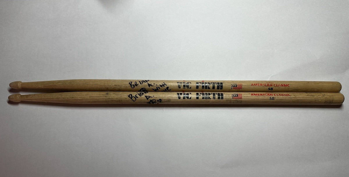 Brian's sticks (Peel Dream Magazine, 3/25/22)