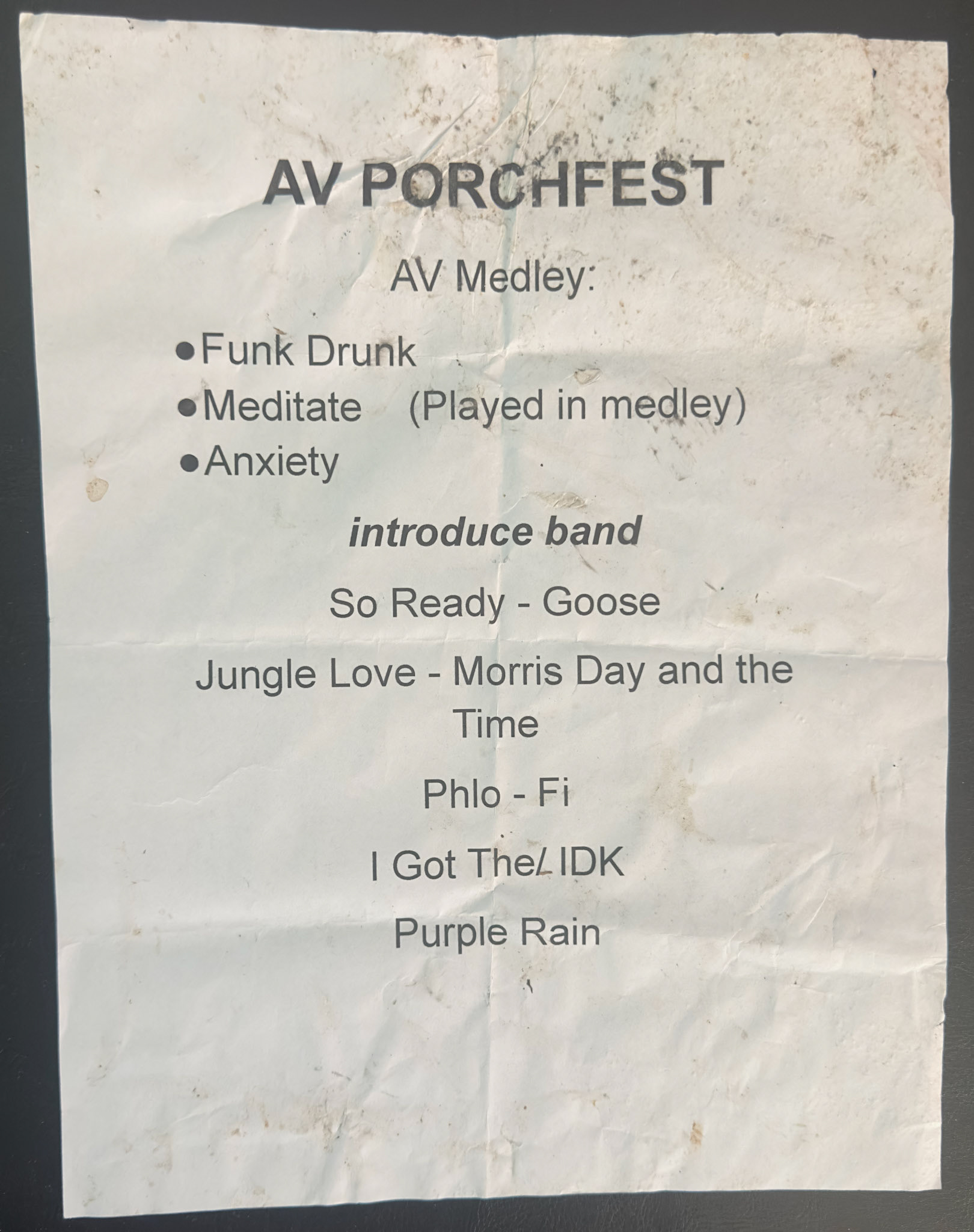Altruistic Vision @ Porchfest 10/11/25