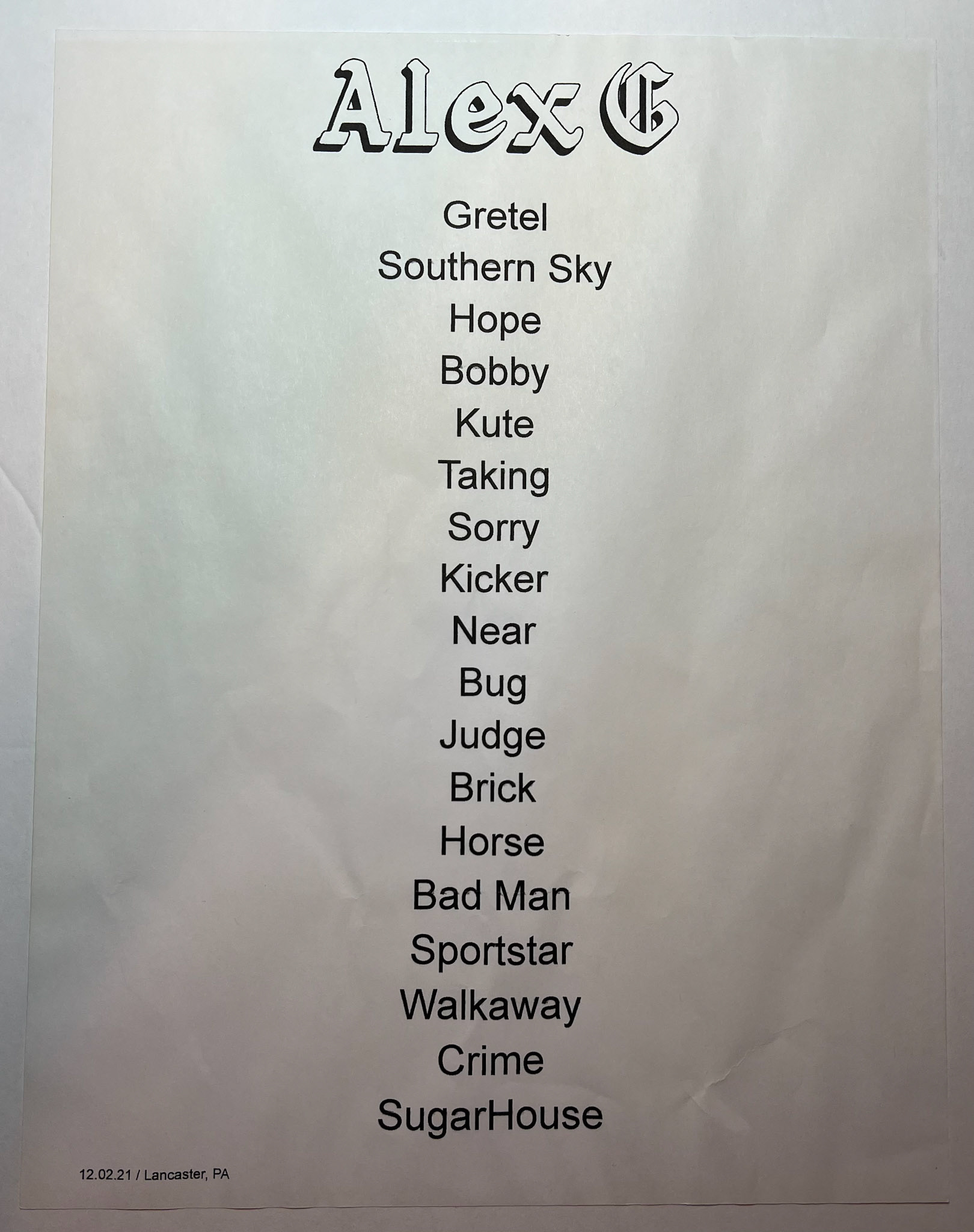 Alex G @ Tellus360 Lancaster 12/2/21