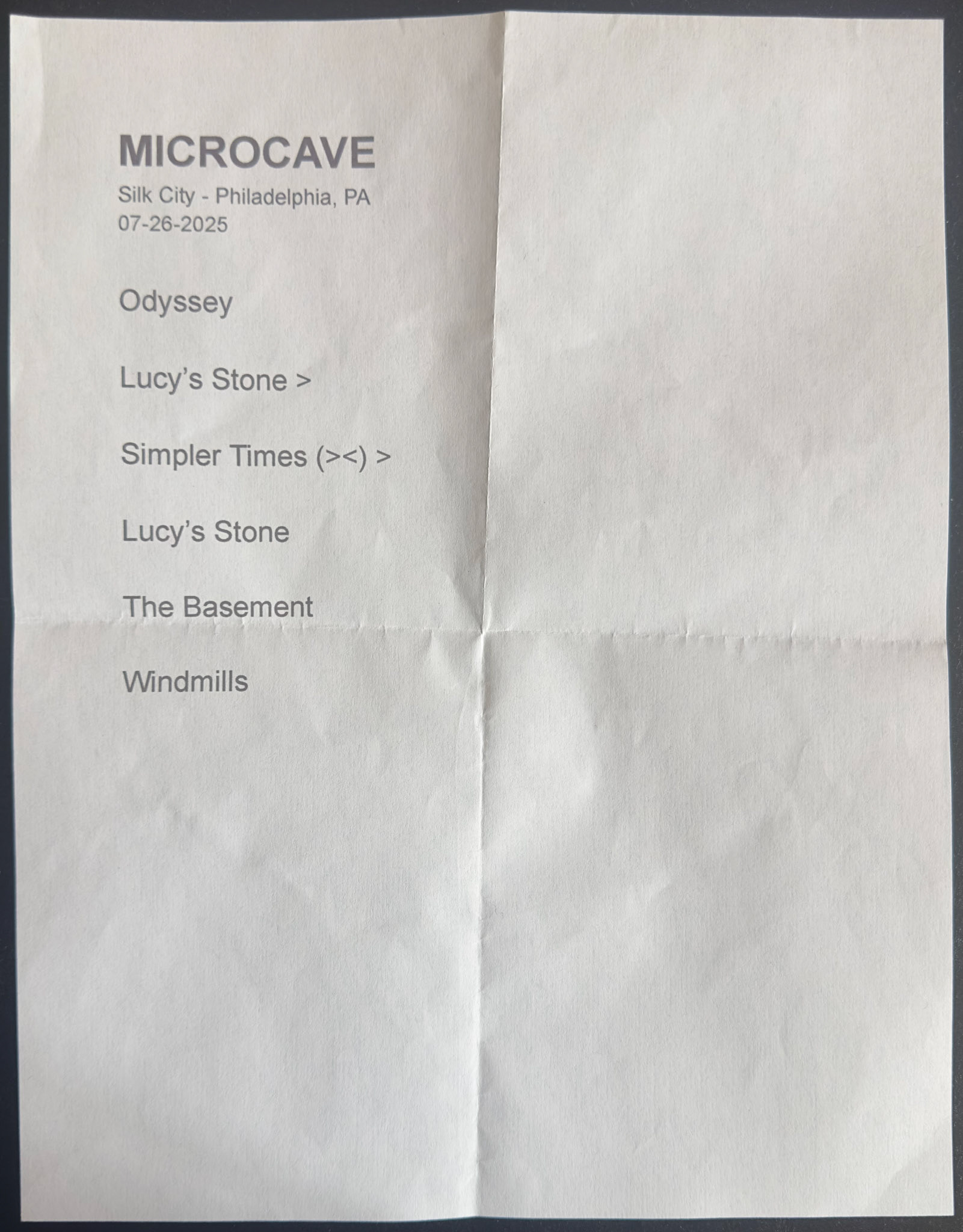 Microcave @ Silk City 7/26/25
