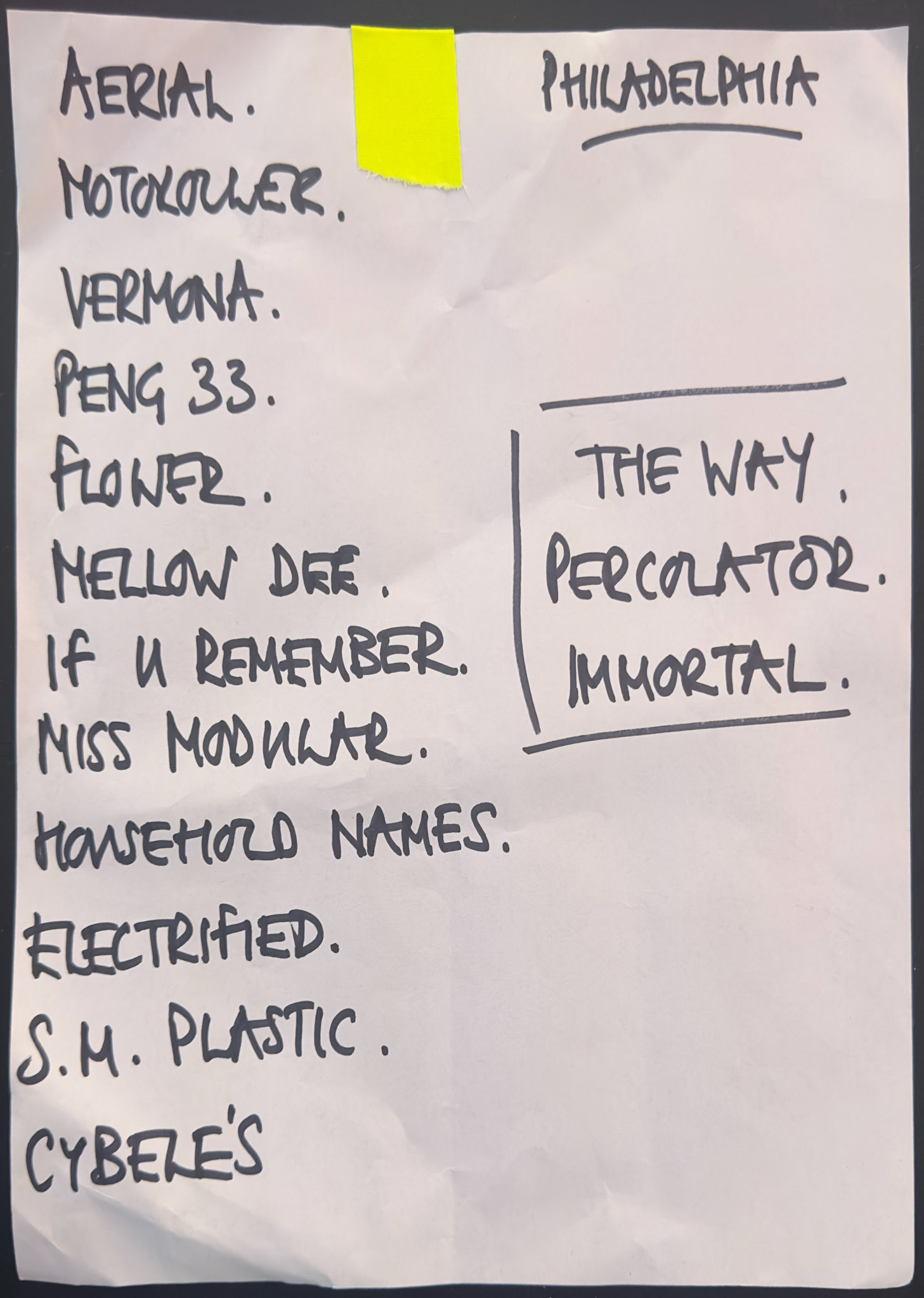 Stereolab @ Union Transfer 9/24/25