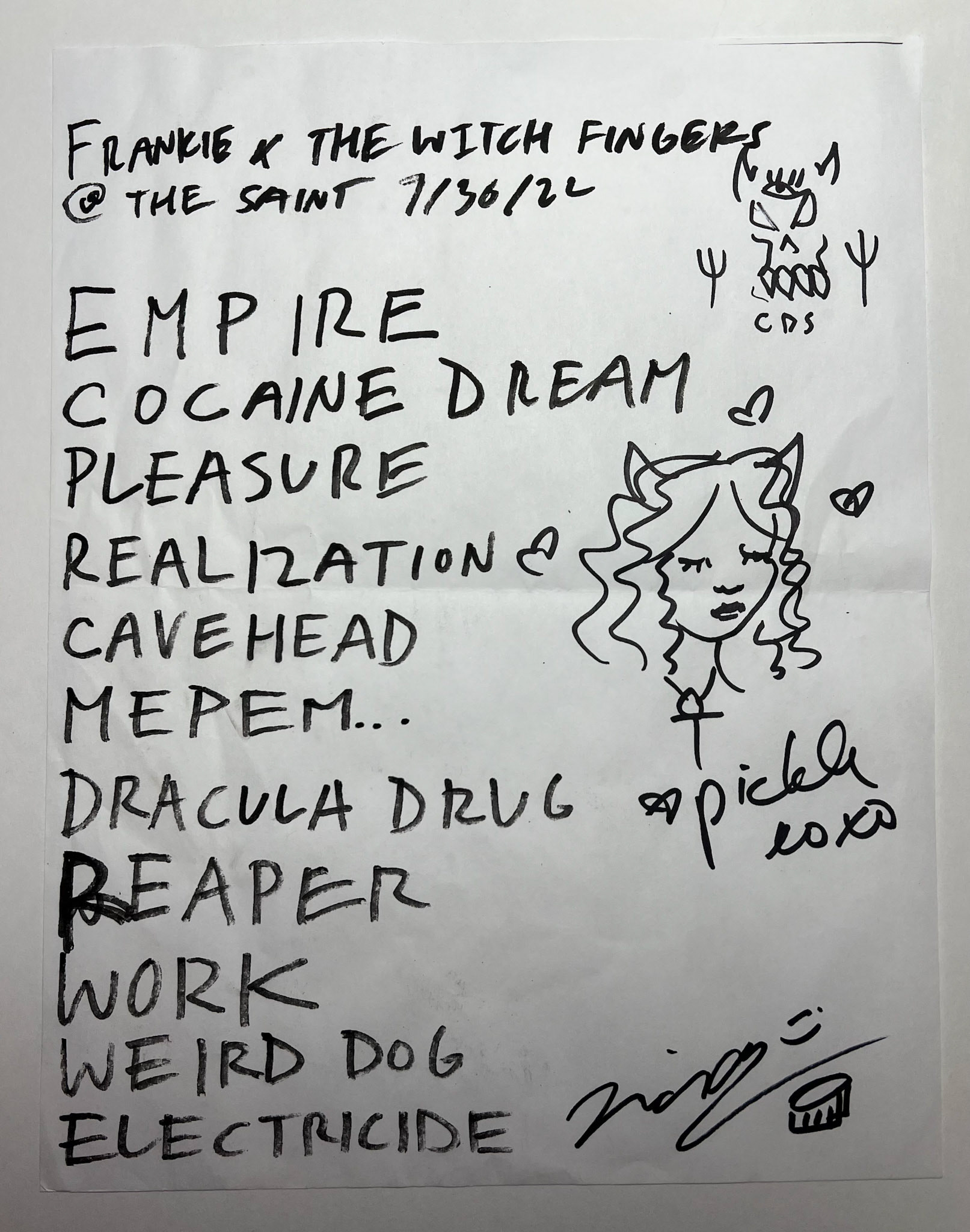 Frankie &amp; the Witch Fingers @ the Saint NJ 7/30/22