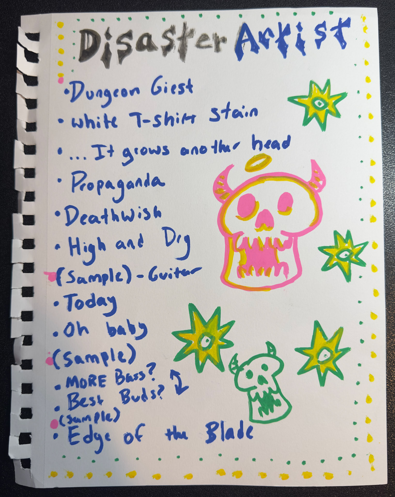 Disaster Artist @ Johnny Brenda's 7/23/24