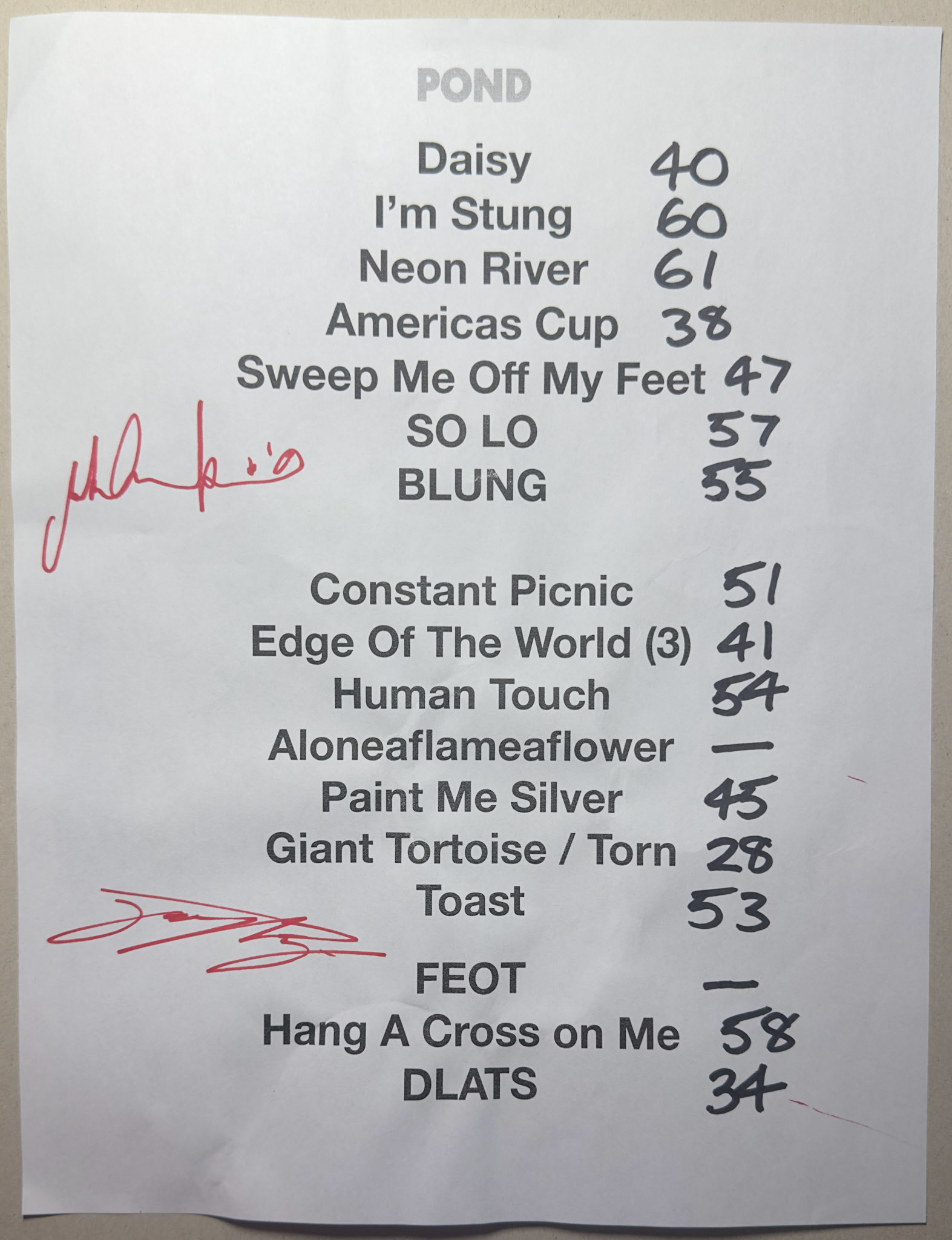 Pond @ Union Transfer 11/14/24