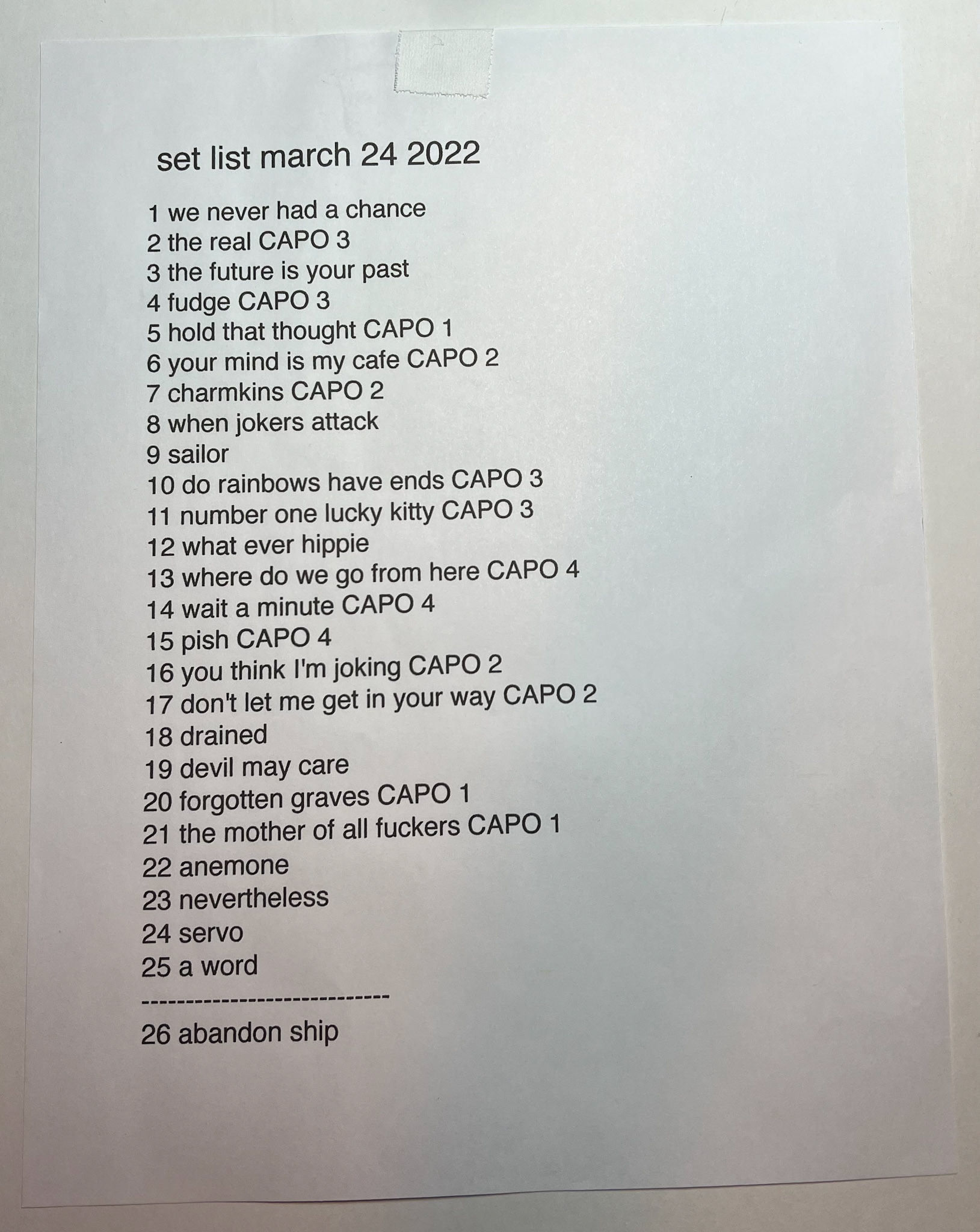 the Brian Jonestown Massacre @ Union Transfer 3/27/22