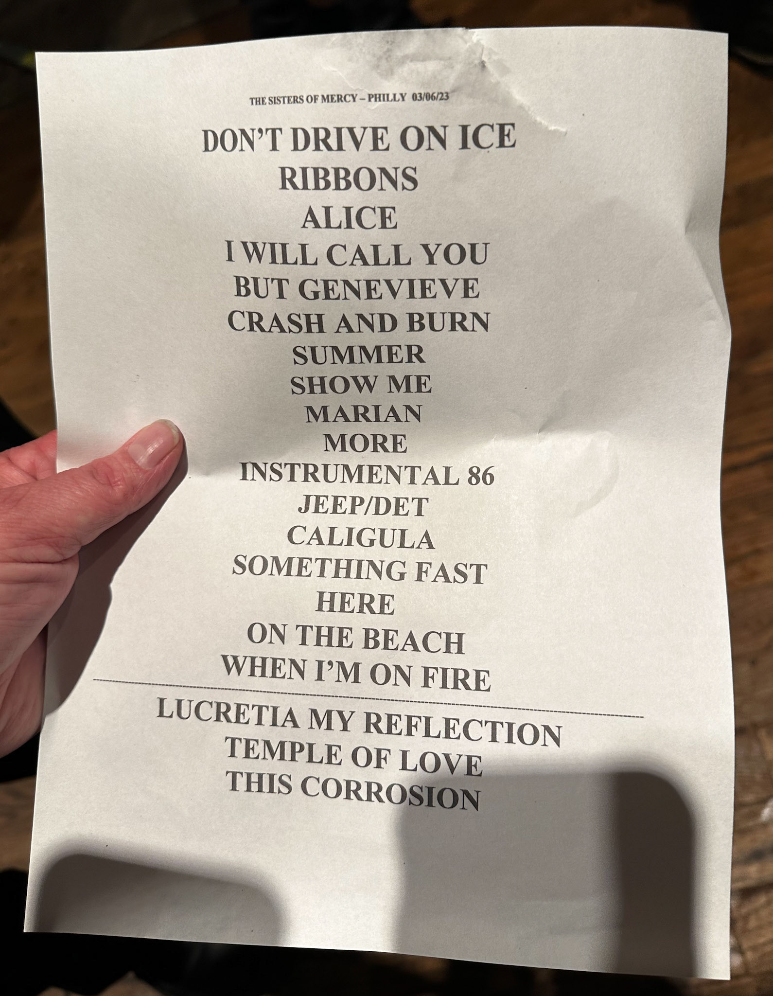 the Sisters of Mercy @ the Fillmore 6/3/23