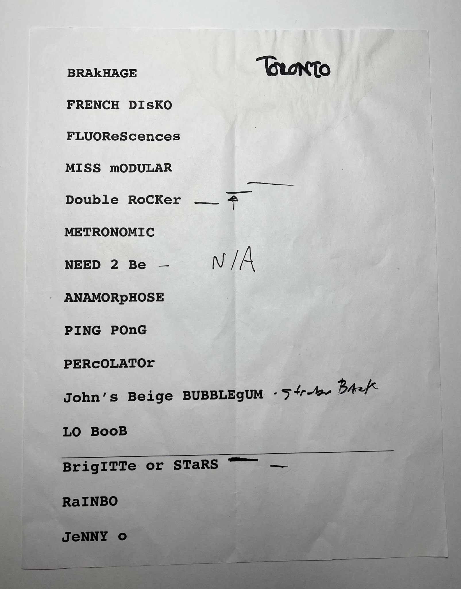 Stereolab @ Danforth Music Hall Toronto 10/2/19