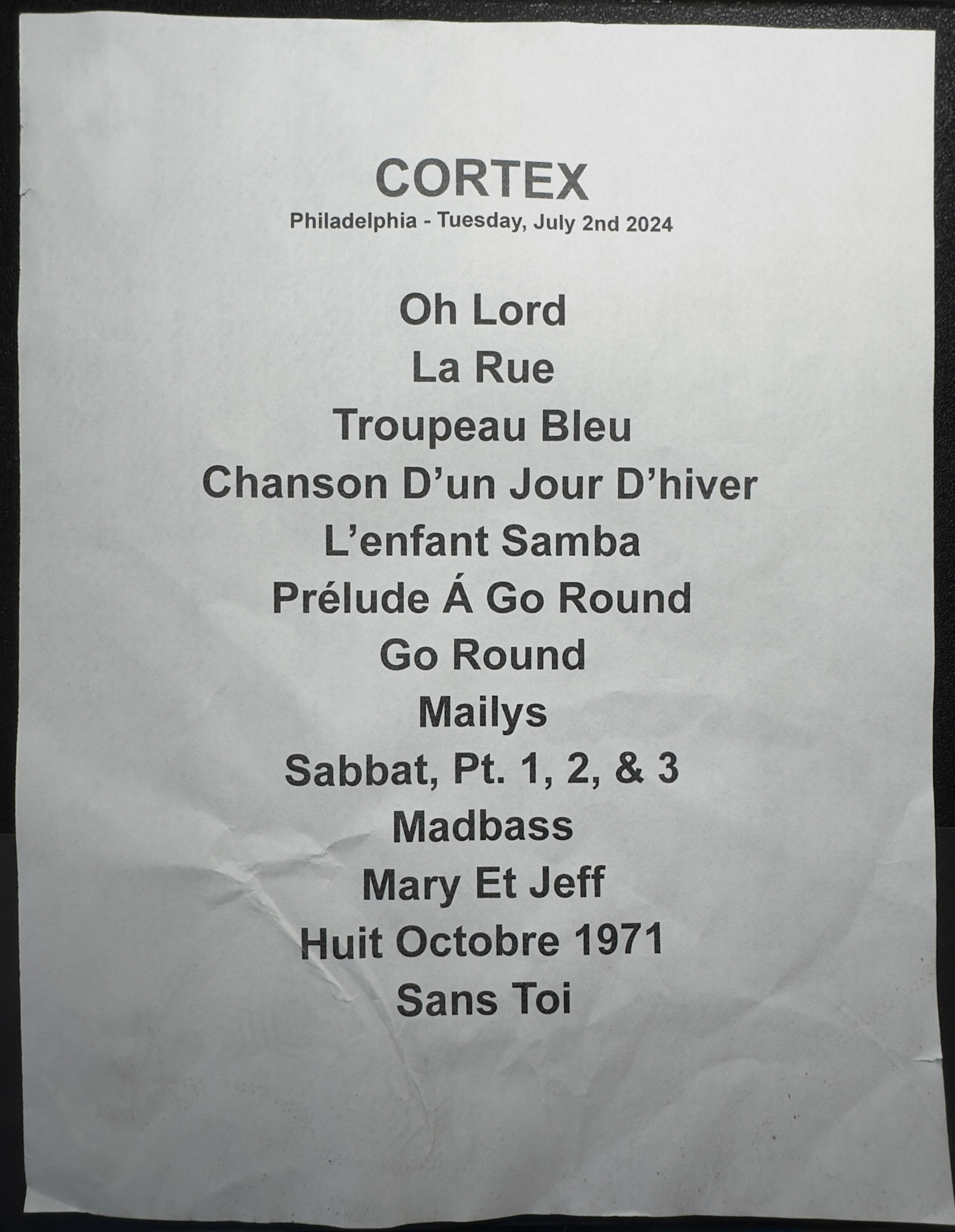 Cortex @ Underground Arts 7/2/24