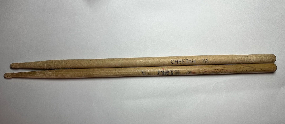 Andy Ramsay's sticks (Stereolab, 10/1/19)