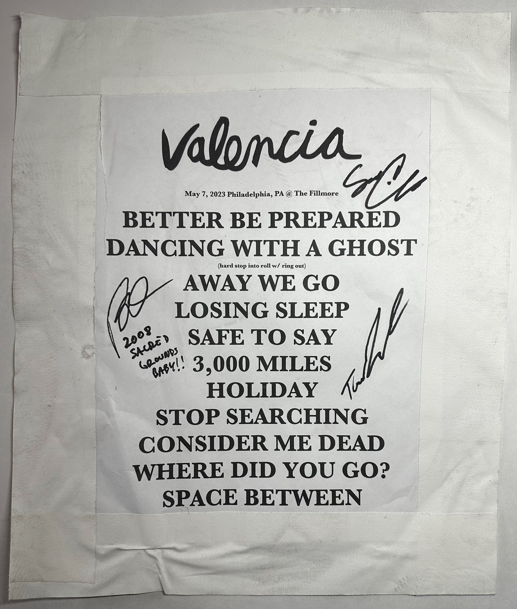 Valencia @ the Fillmore 5/7/23
