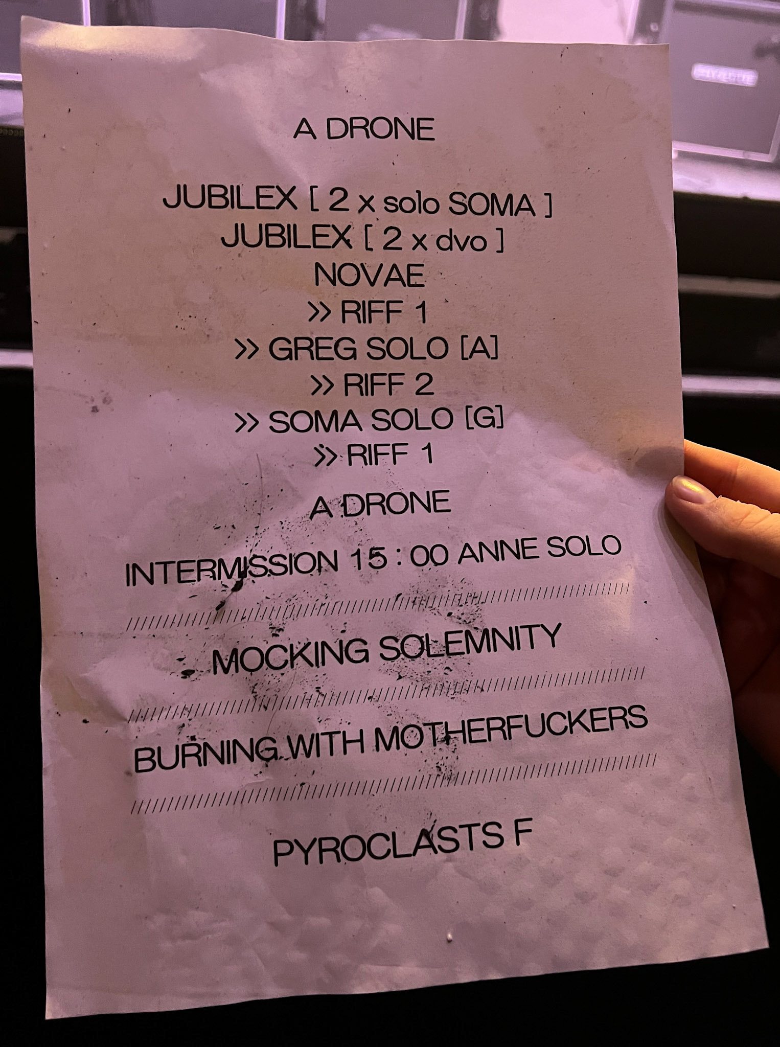 Sunn O))) @ Union Transfer 12/16/22