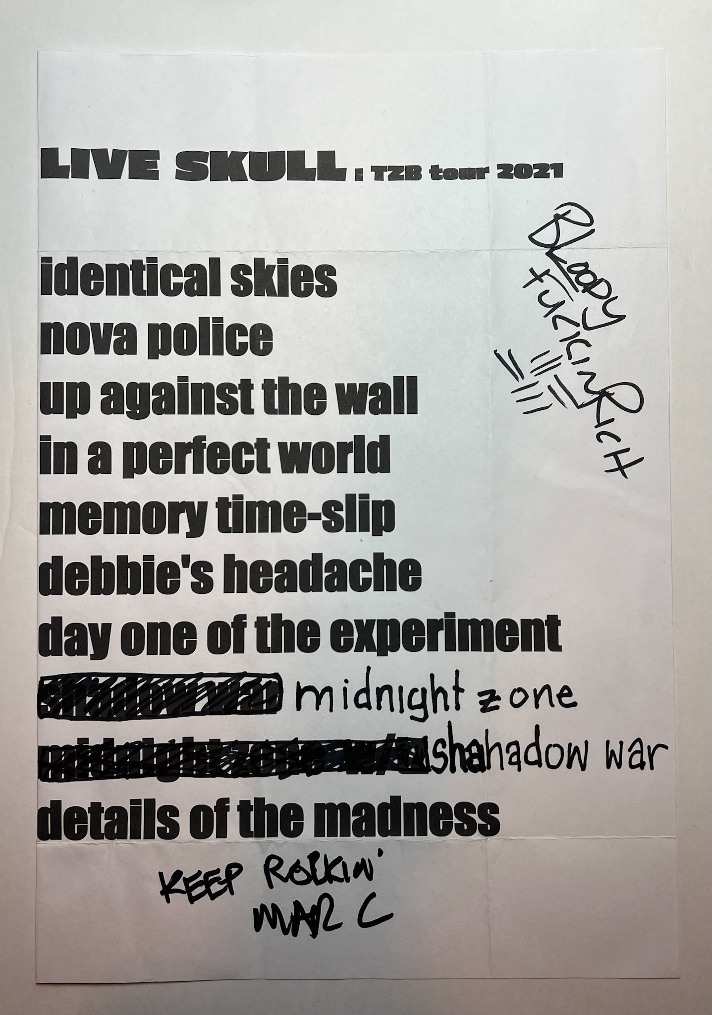 Live Skull @ Kung Fu Necktie 12/3/21