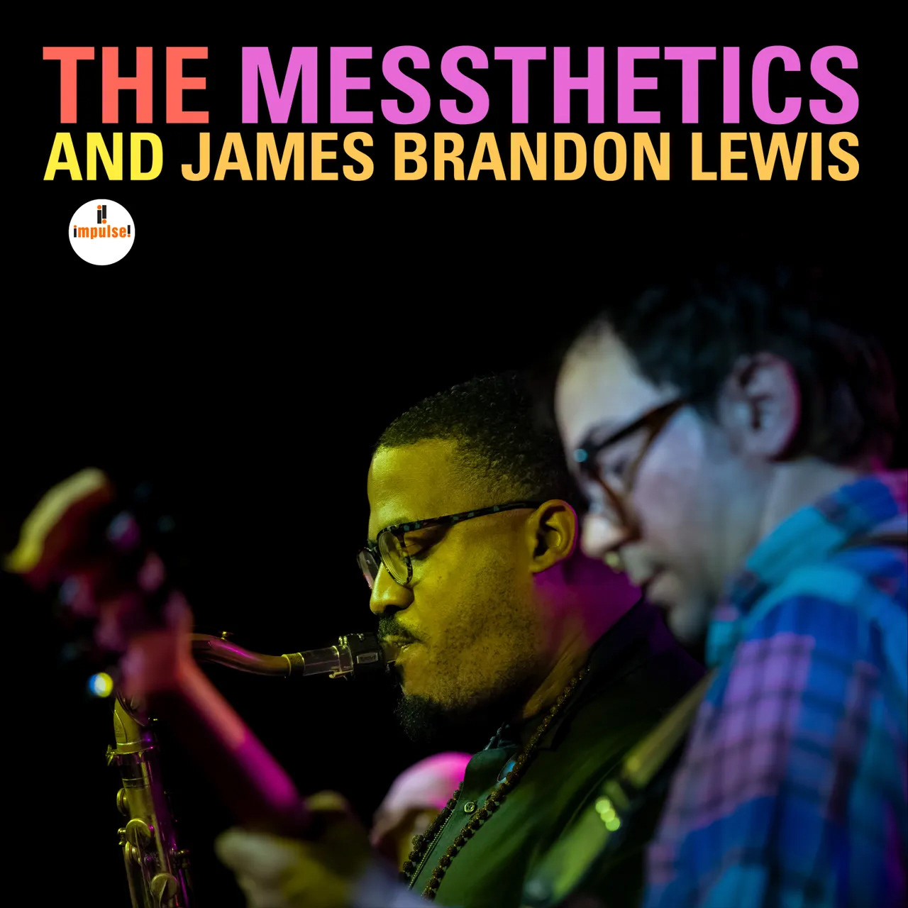 featured in the album spread of "The Messthetics and James Brandon Lewis" (UMG, Impulse!, 2024) this front cover by David Willingham