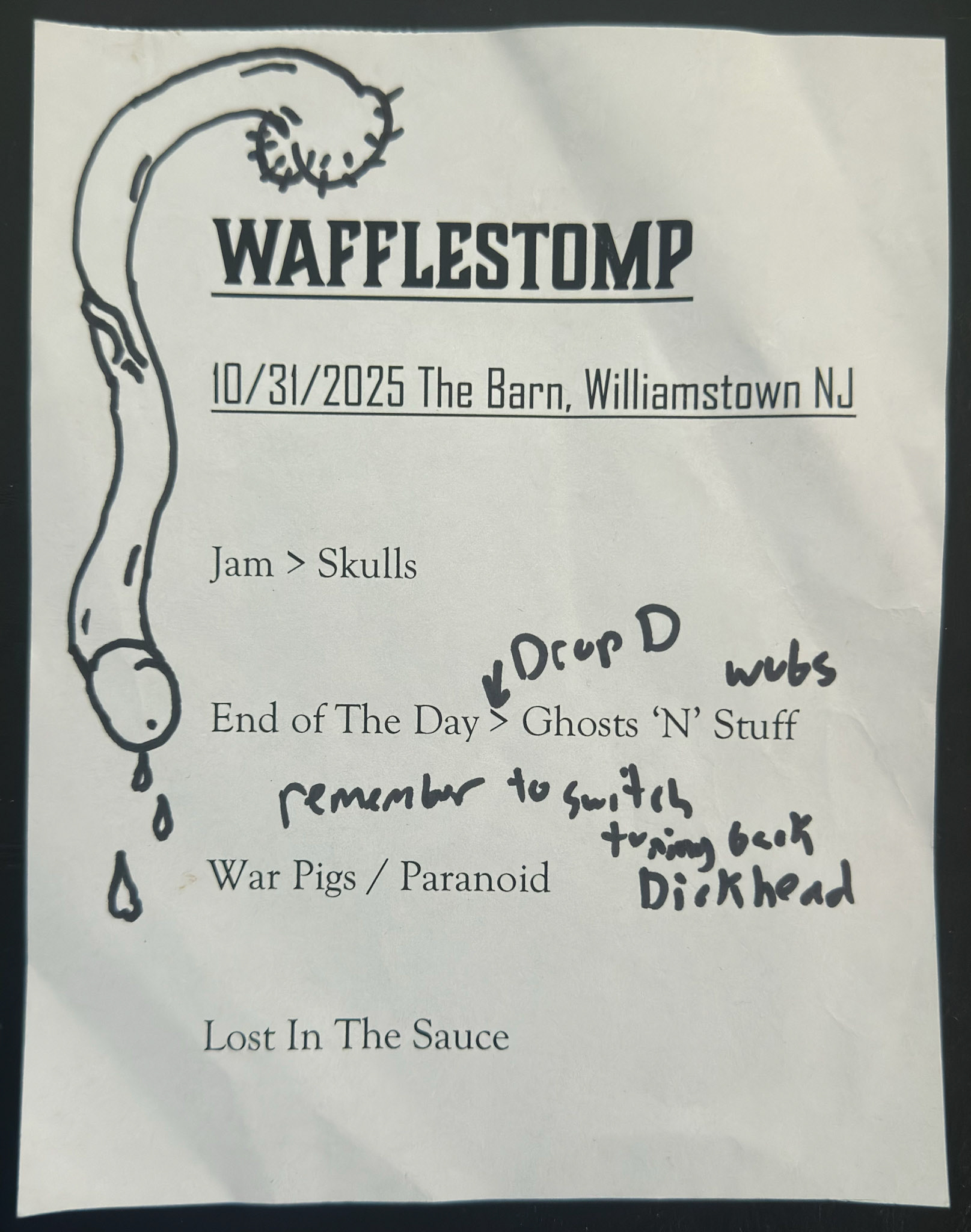 Waffle Stomp @ the Barn 10/31/25