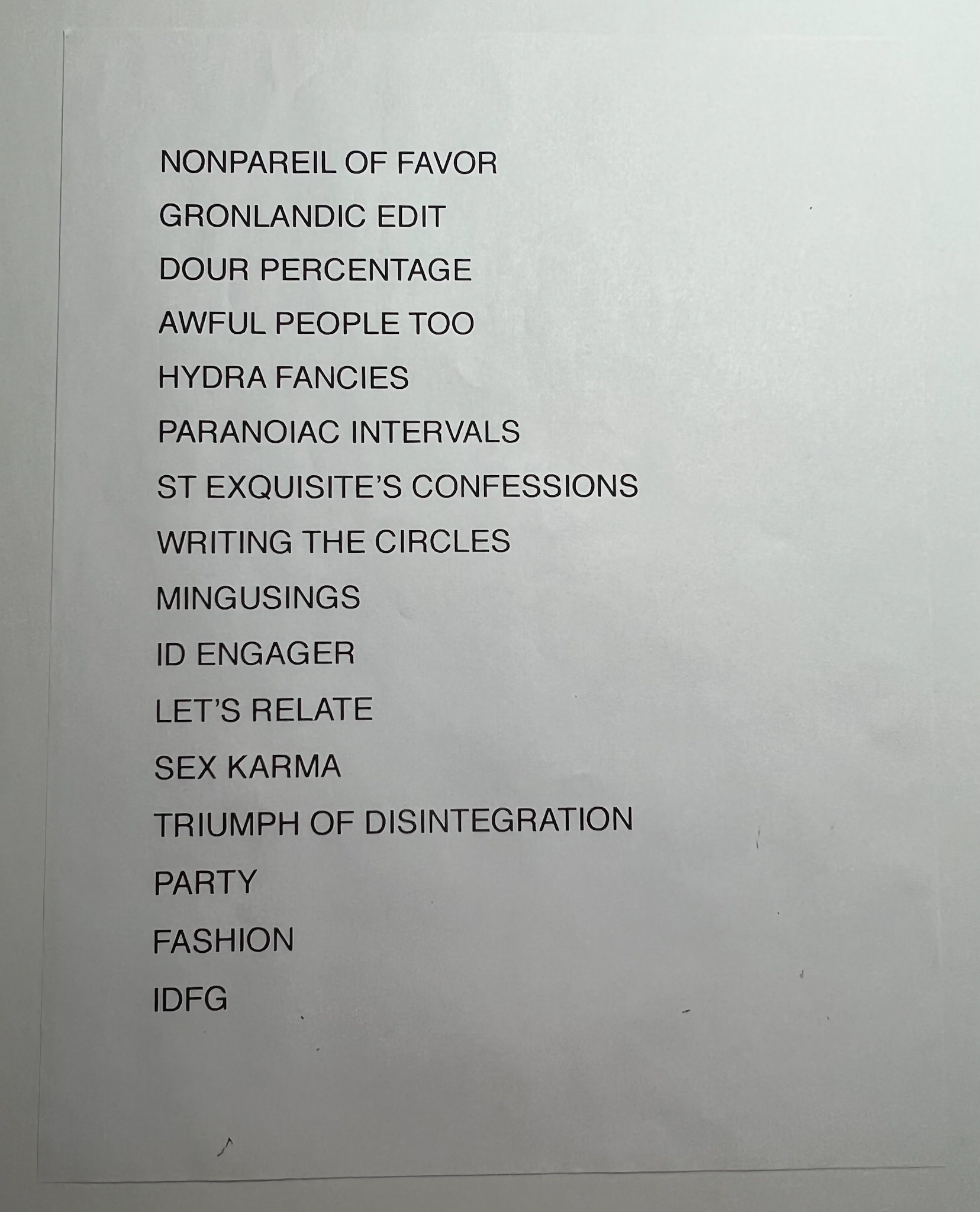 Of Montreal @ Union Transfer 4/14/19