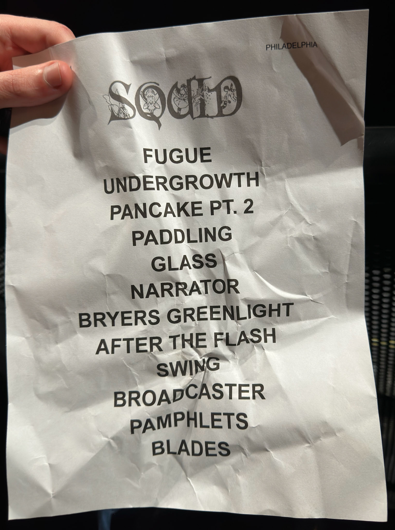 Squid @ Union Transfer 2/9/24