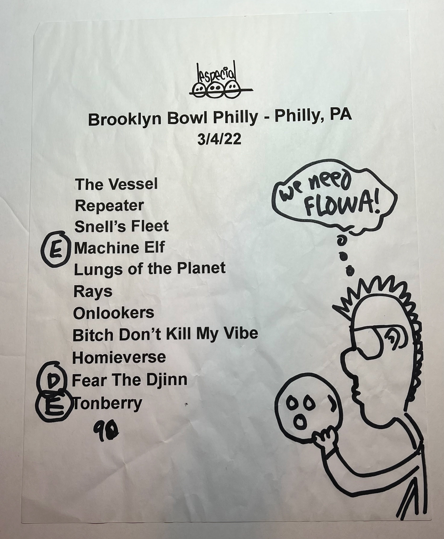 Lespecial @ Brooklyn Bowl Philly 3/4/22