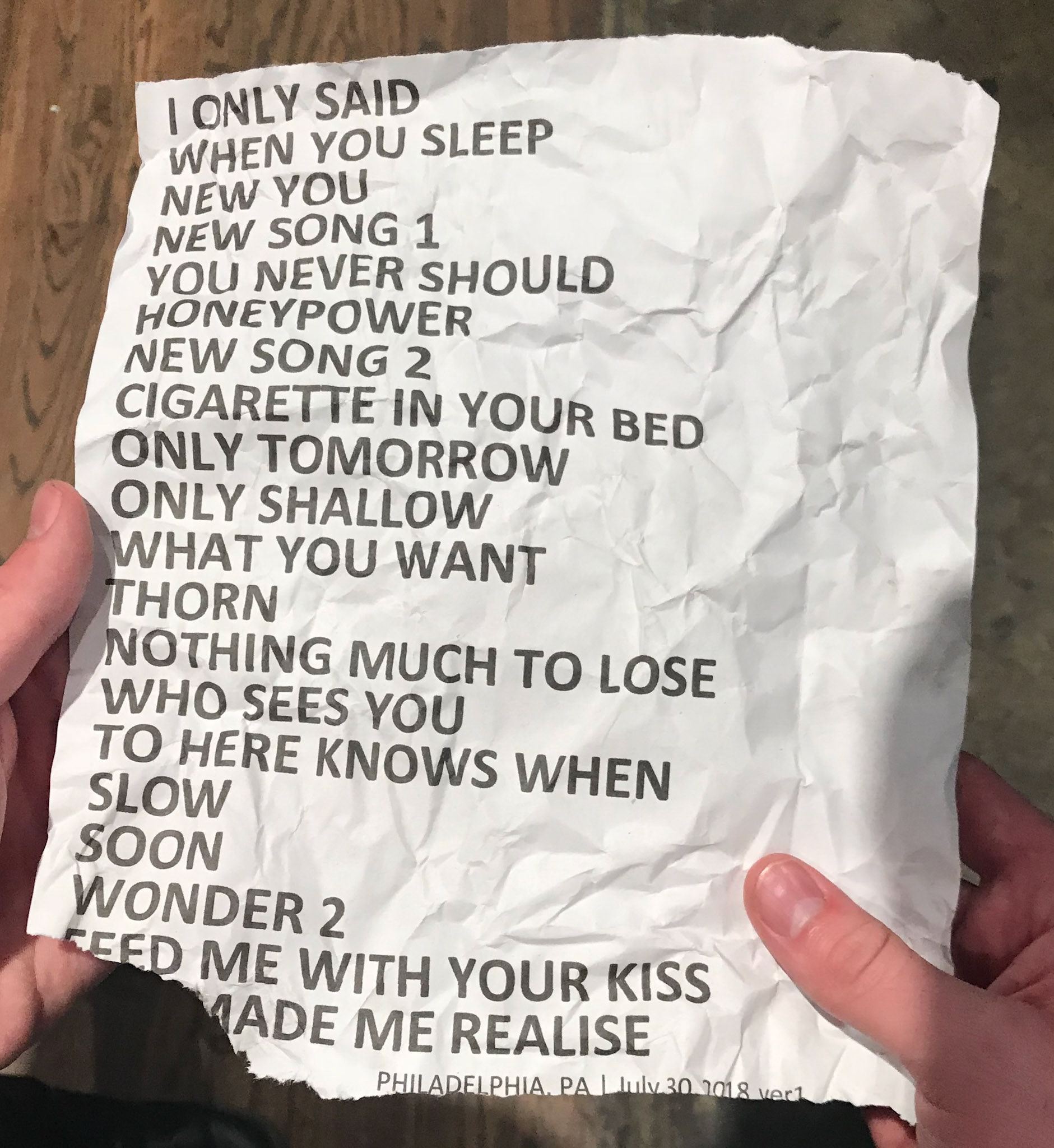 My Bloody Valentine @ the Fillmore 7/30/18