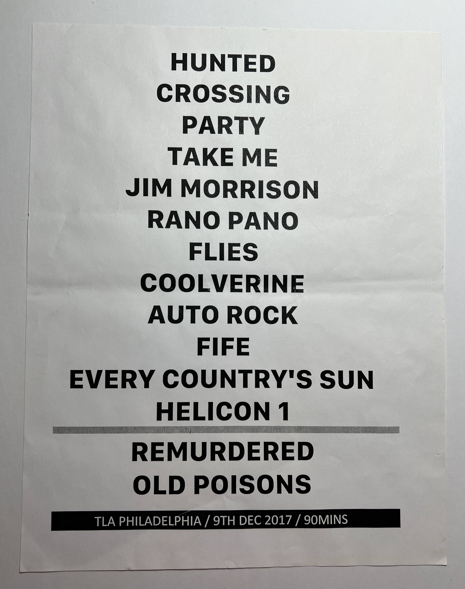 Mogwai @ the TLA 12/7/17