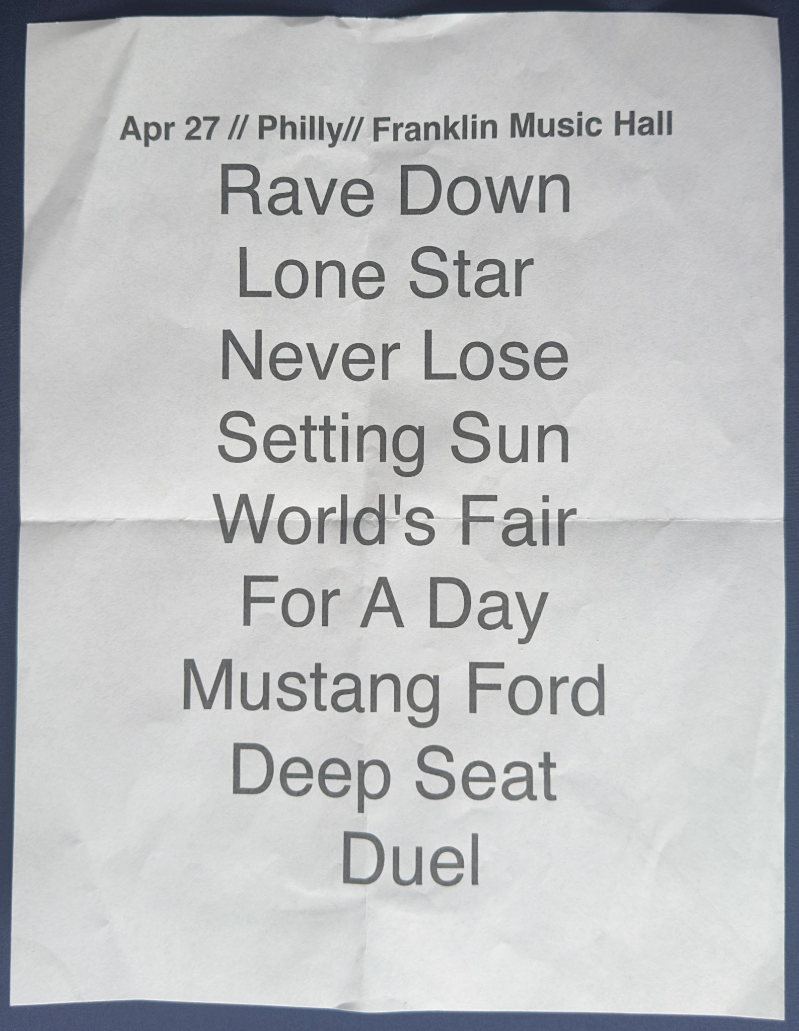 Swervedriver @ Slide Away @ Franklin Music Hall 4/27/25