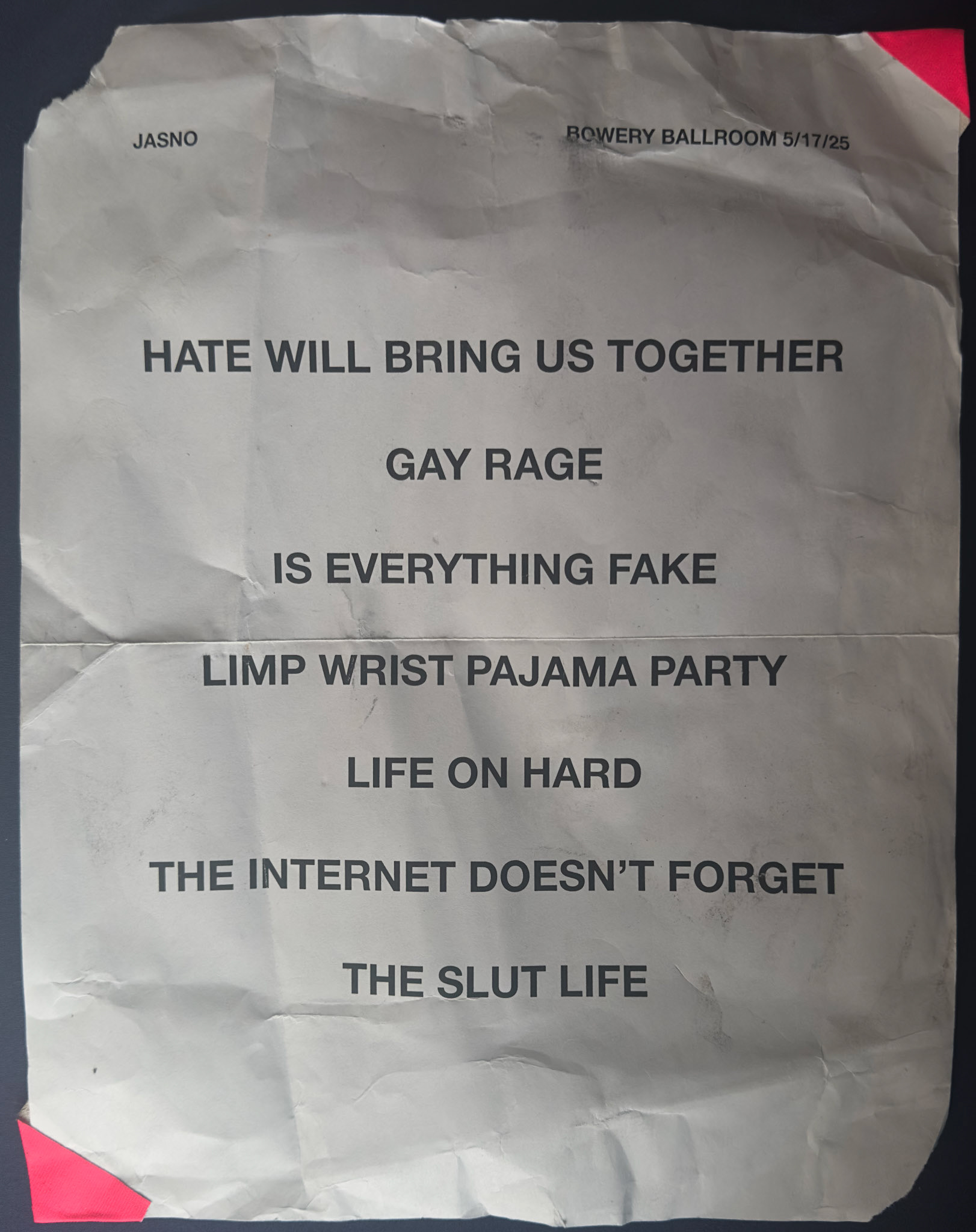 Jasno Swarez @ Mercury Lounge 5/18/25