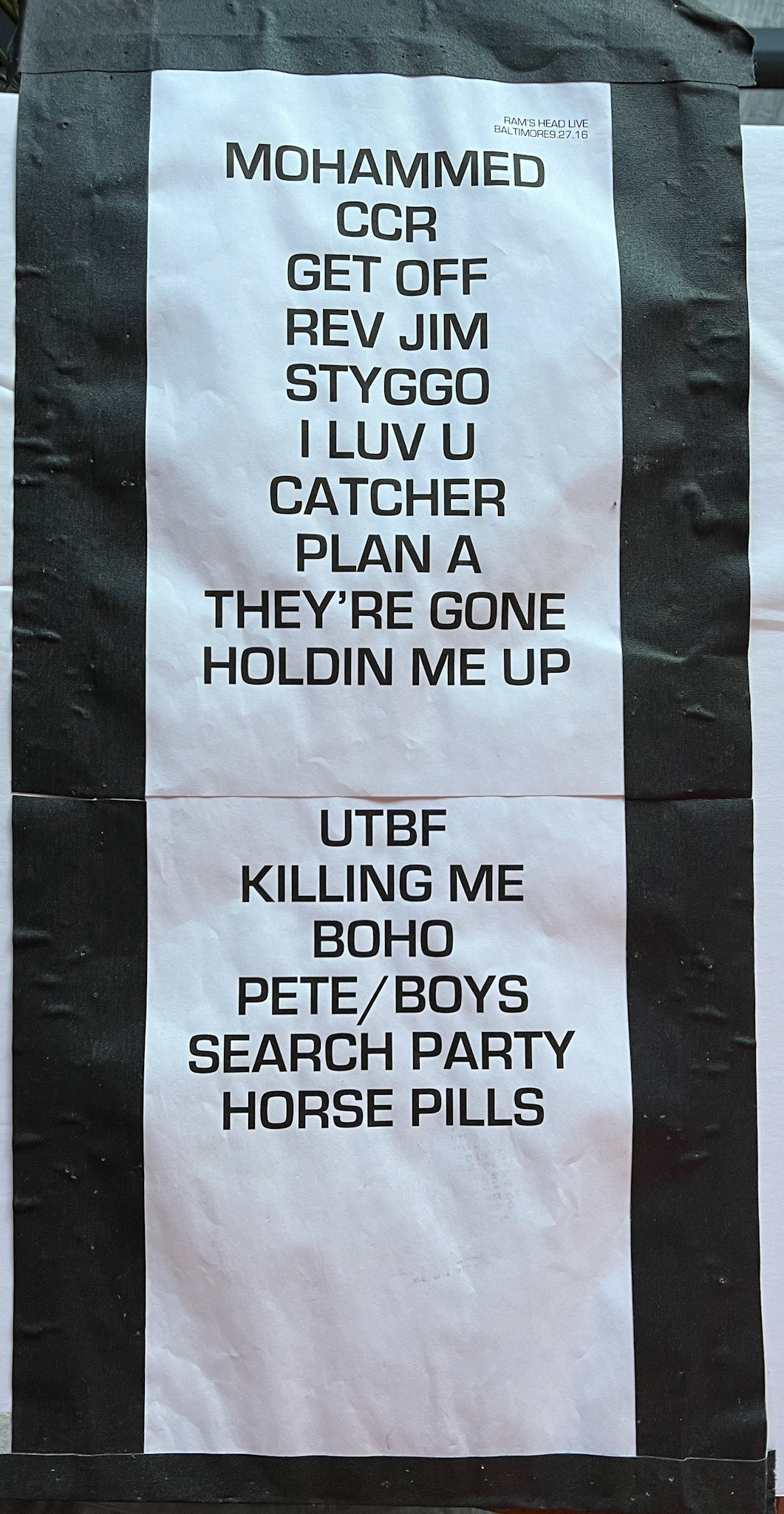 the Dandy Warhols @ Rams Head Live 9/27/16