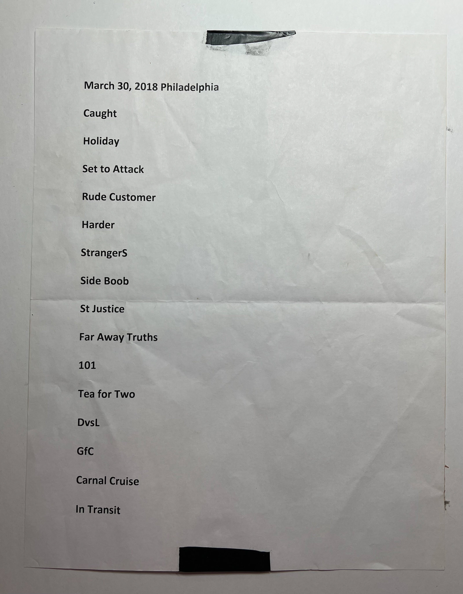 Albert Hammond, Jr. @ the First Unitarian Church 3/30/18