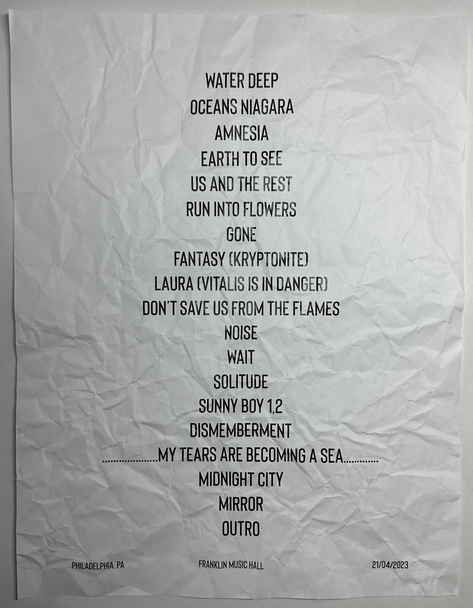 M83 @ the Electric Factory 4/21/23