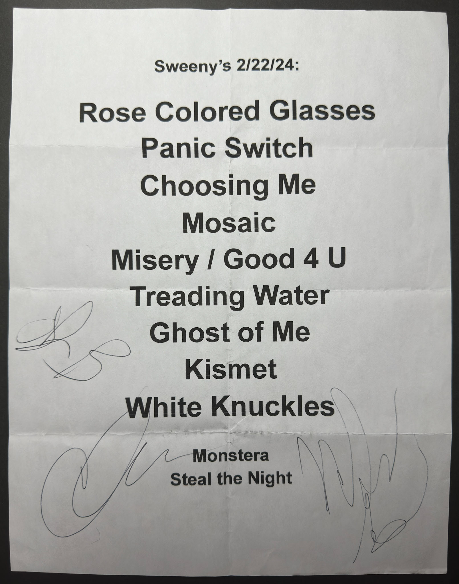 Monstera @ Sweeney's 2/22/24