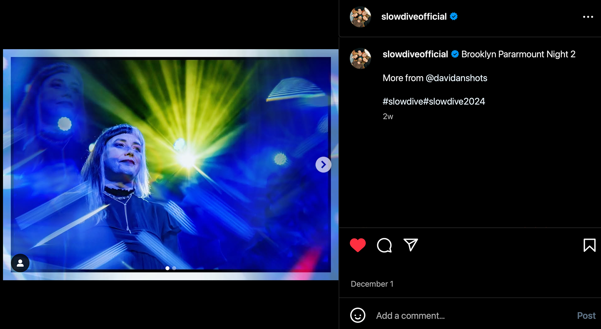 reposted by Slowdive
