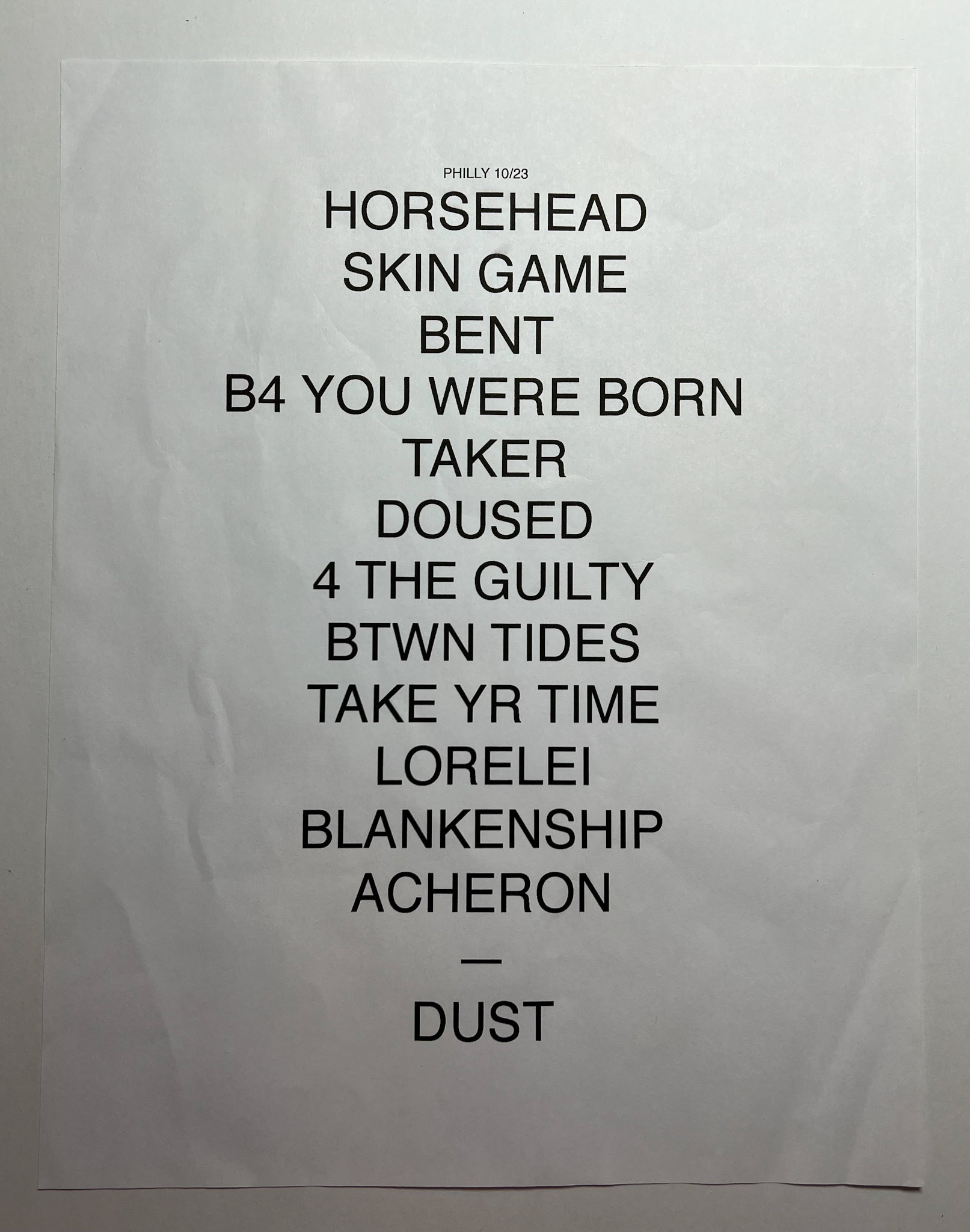 DIIV @ Underground Arts 10/23/19