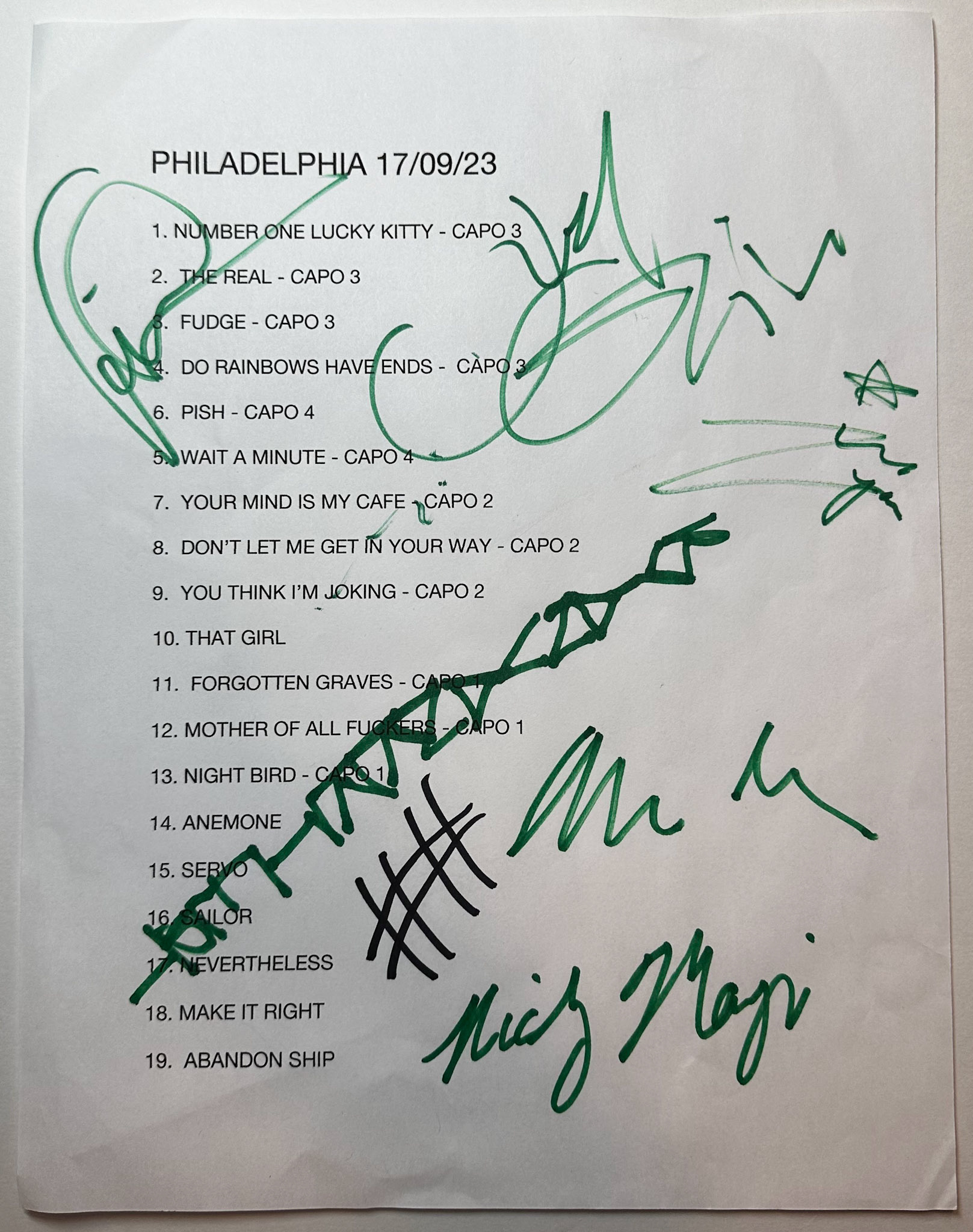 the Brian Jonestown Massacre @ Union Transfer 9/17/23