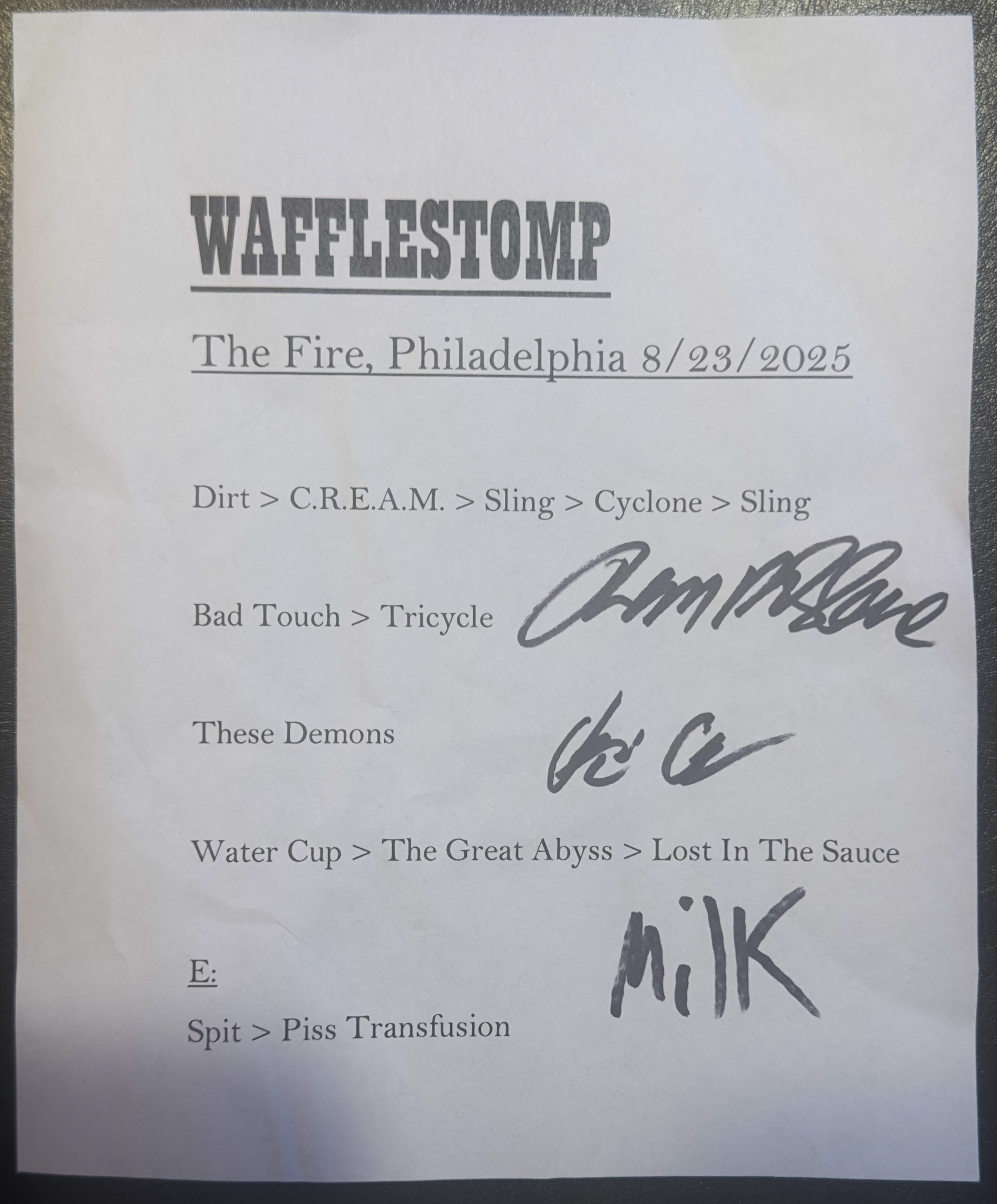 Waffle Stomp @ the Fire 8/23/25